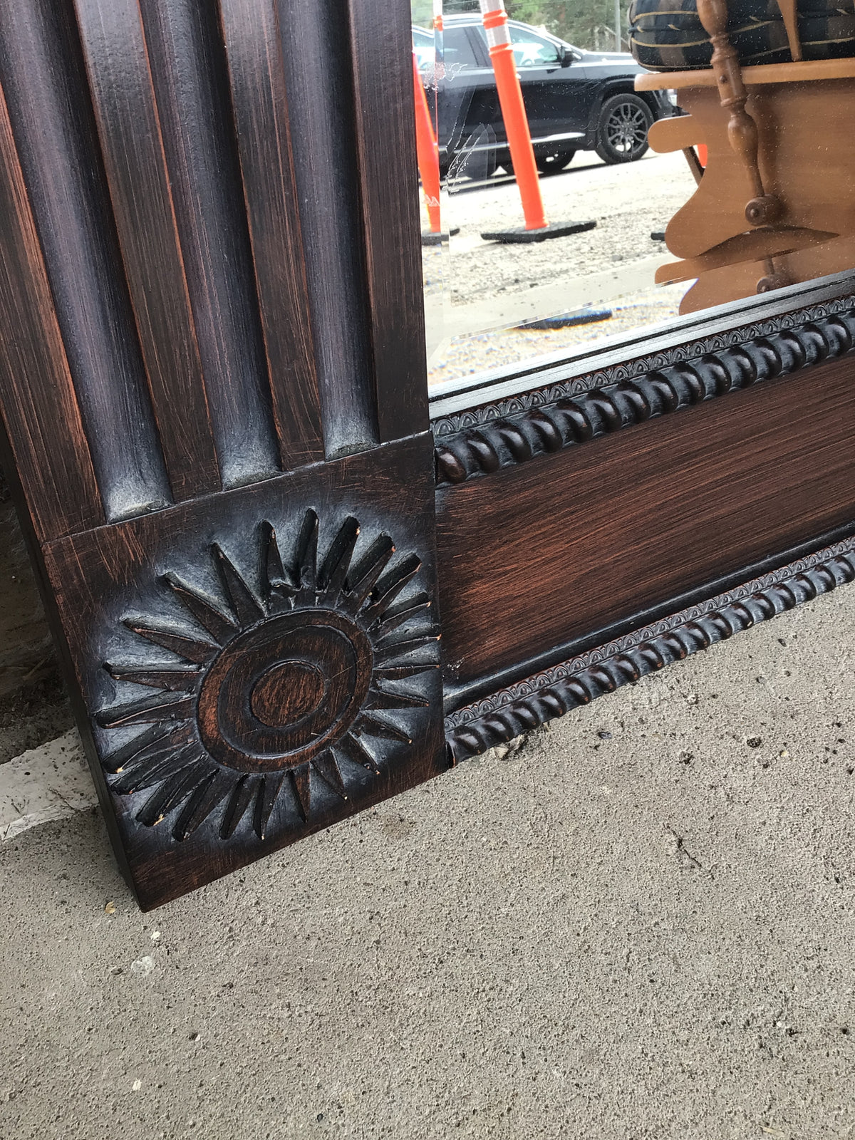 Vintage Brown Mirror