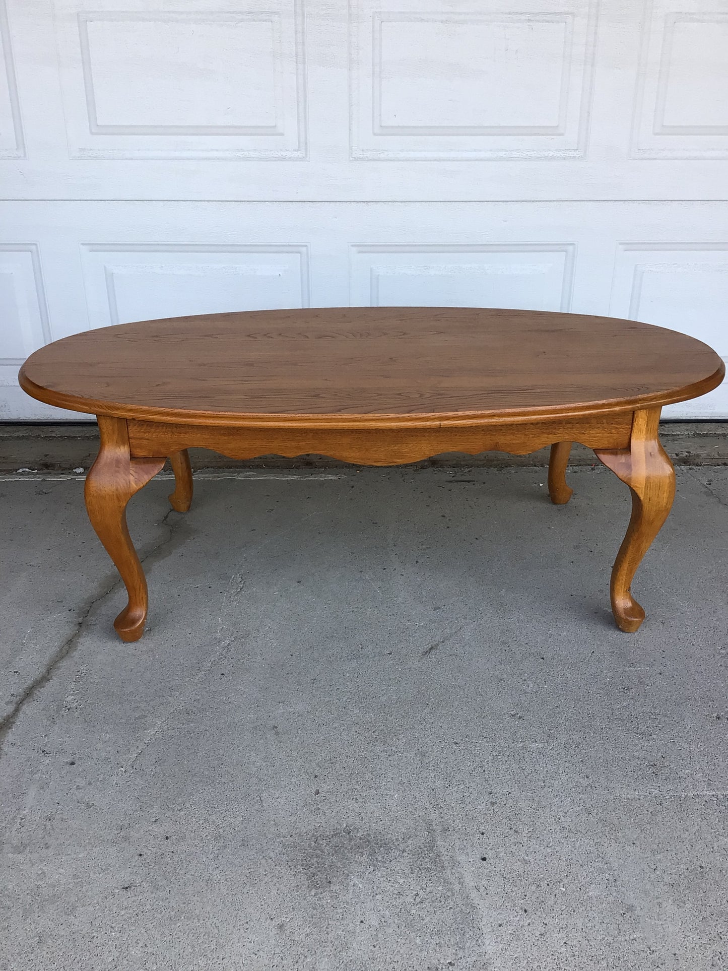 Vintage Solid Oak Coffee Table
