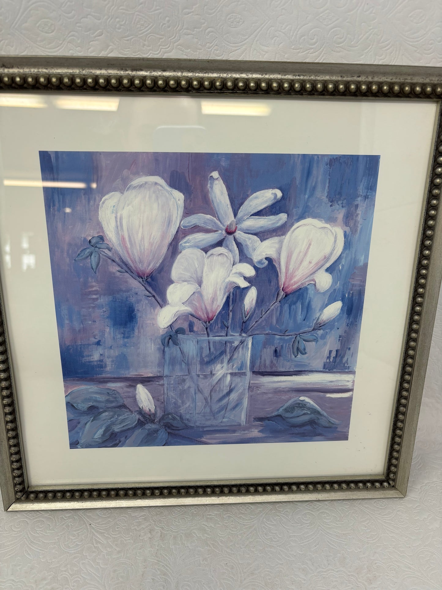 Print Of “Magnolias” By Petrina Sutton In Frame