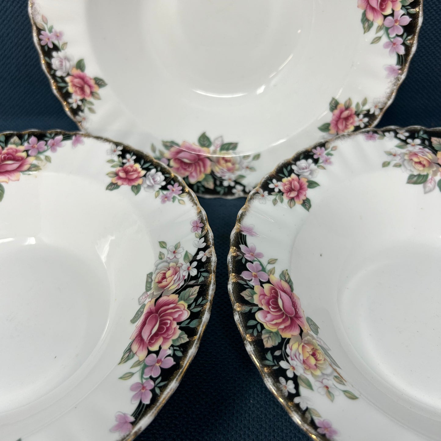 Set of 3 Royal Albert Dessert Bowls