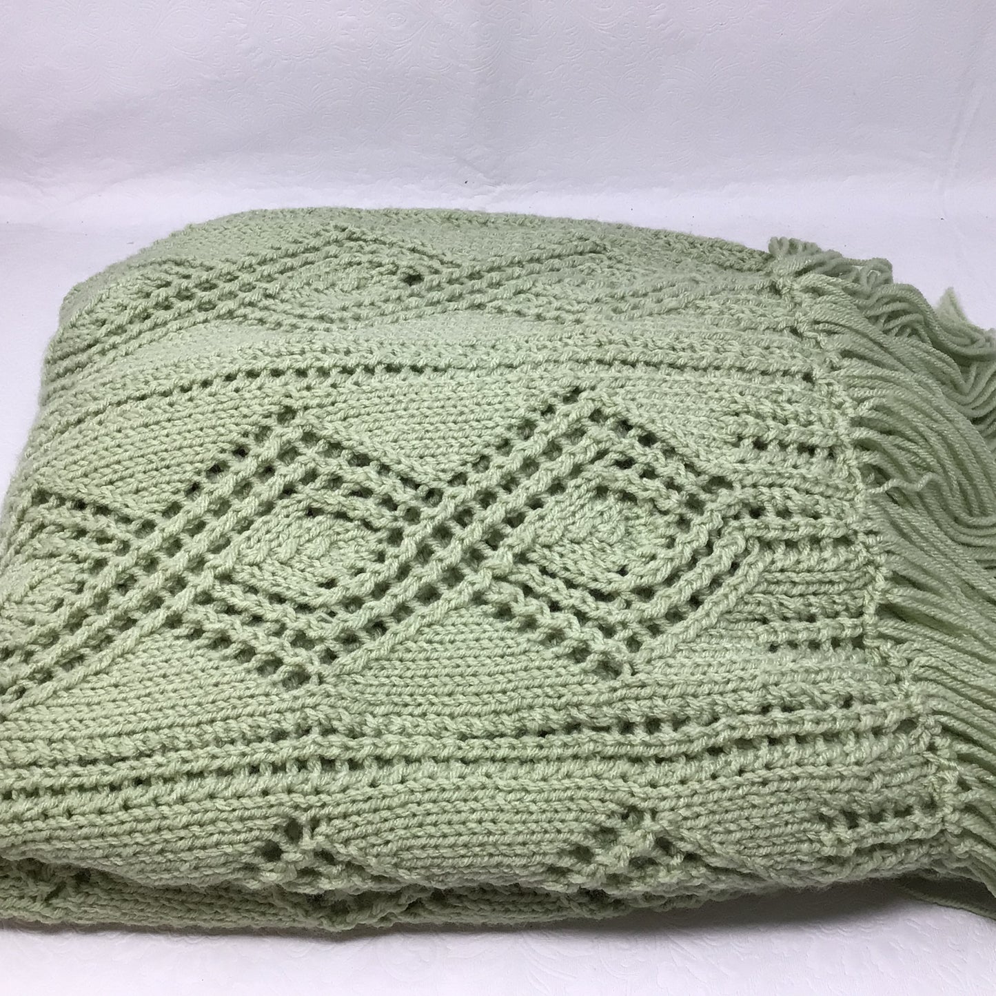 Handmade Diamond Patterned Blanket