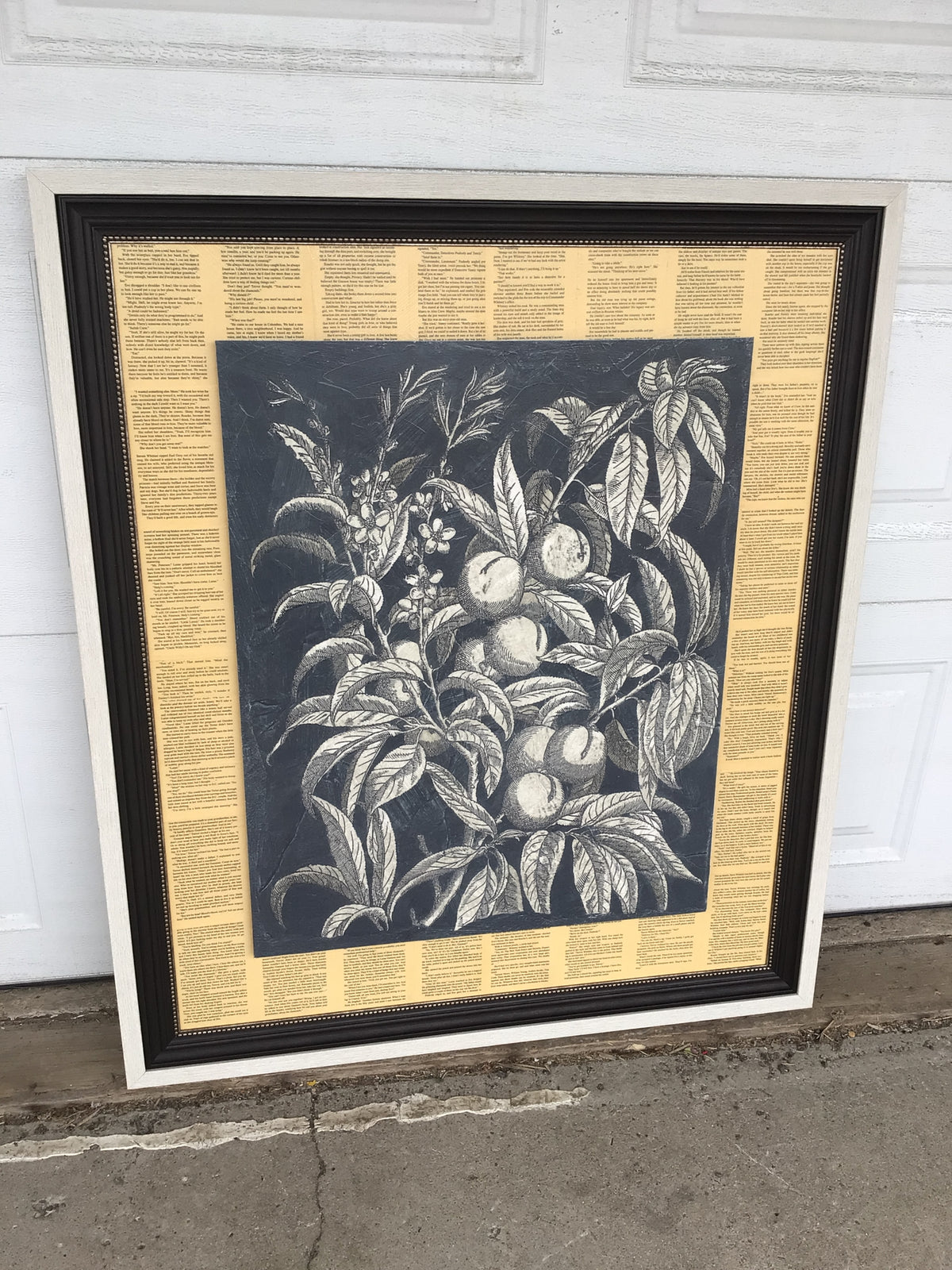Vintage Fruit and Floral 2 Framed Artwork
