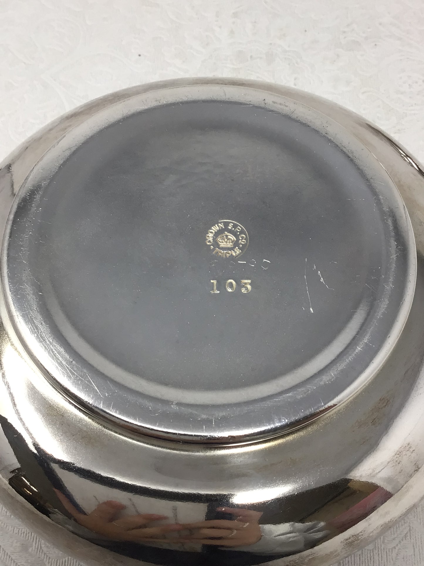 Vintage Silver Plated Butter Dish