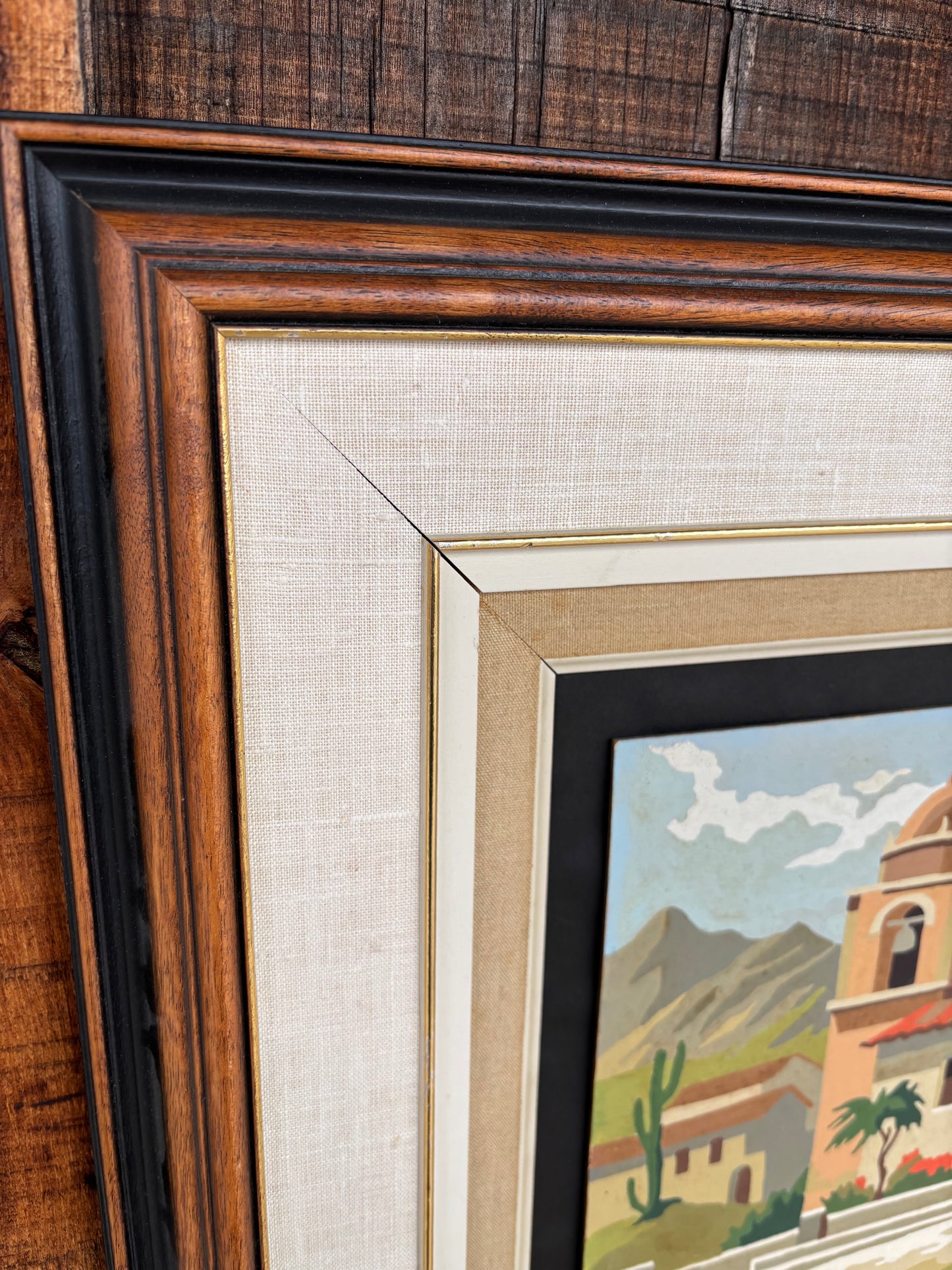 Vintage Paint by Number “Desert Sanctuary”