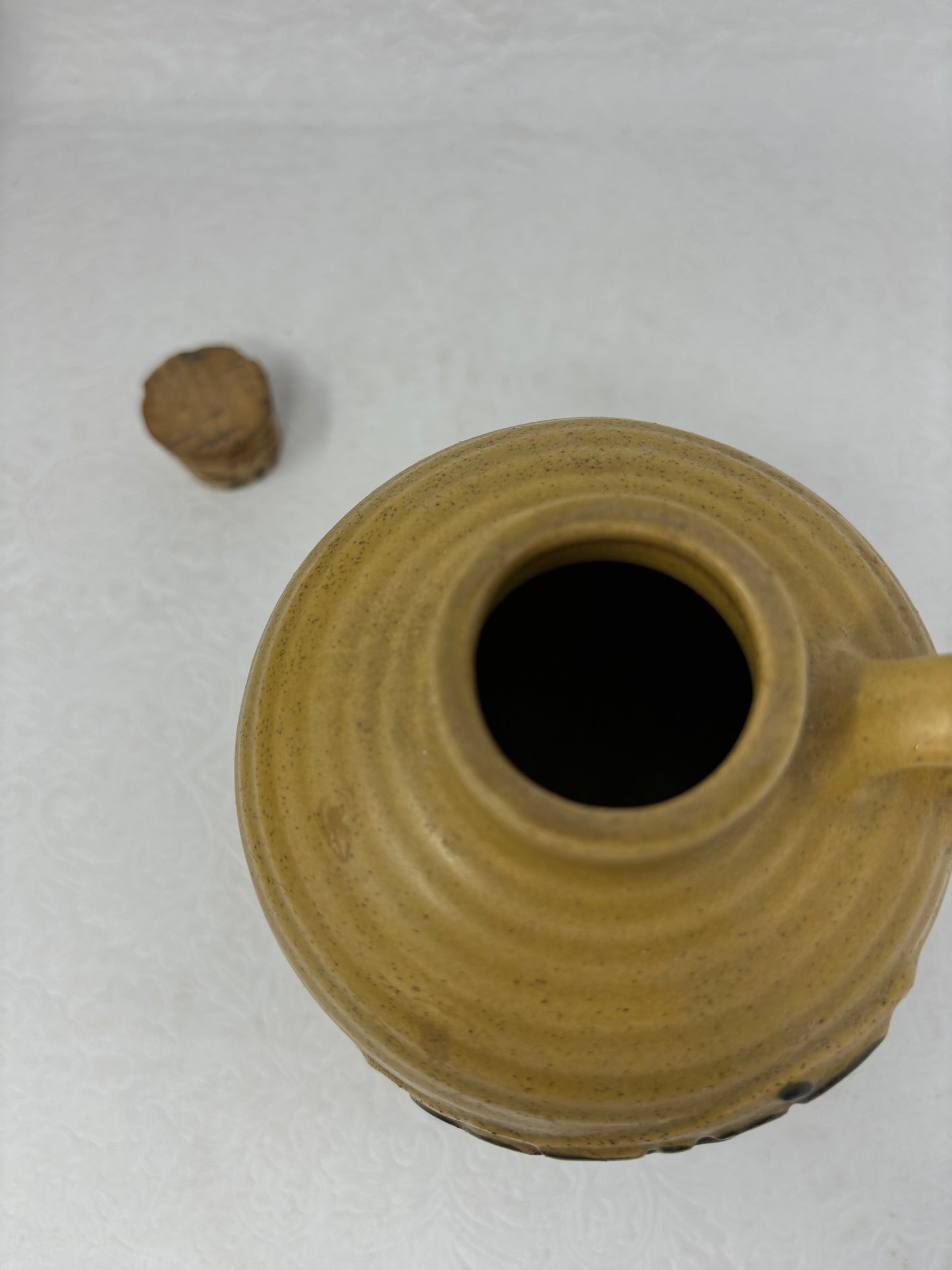 “Squeezin’s” Ceramic Cork Top Jug