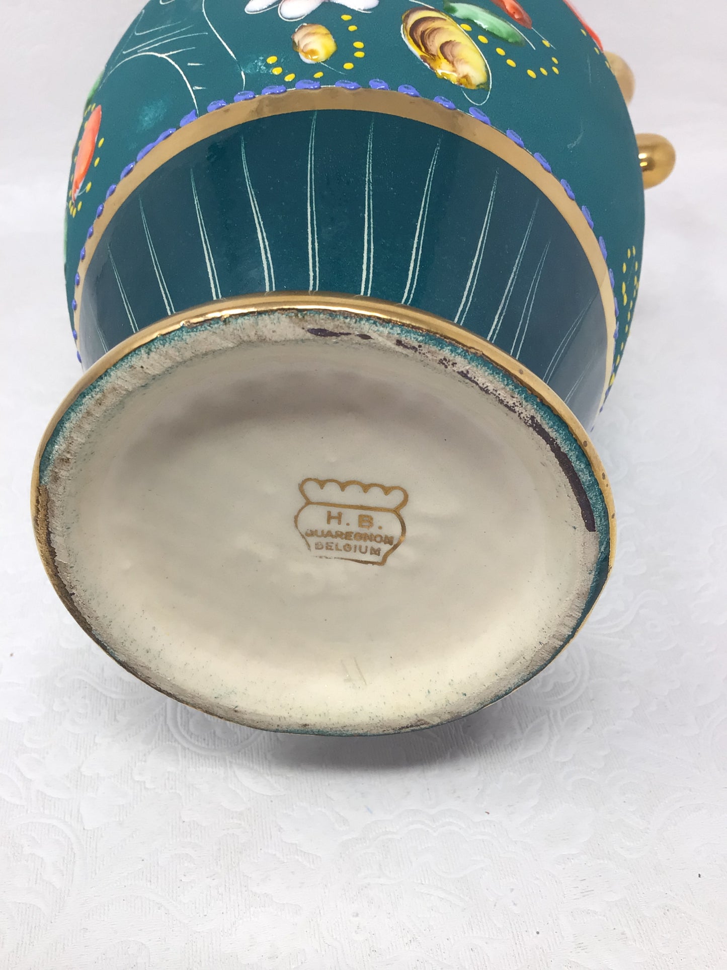Vintage Hubert Bequet Quaregnon Vase