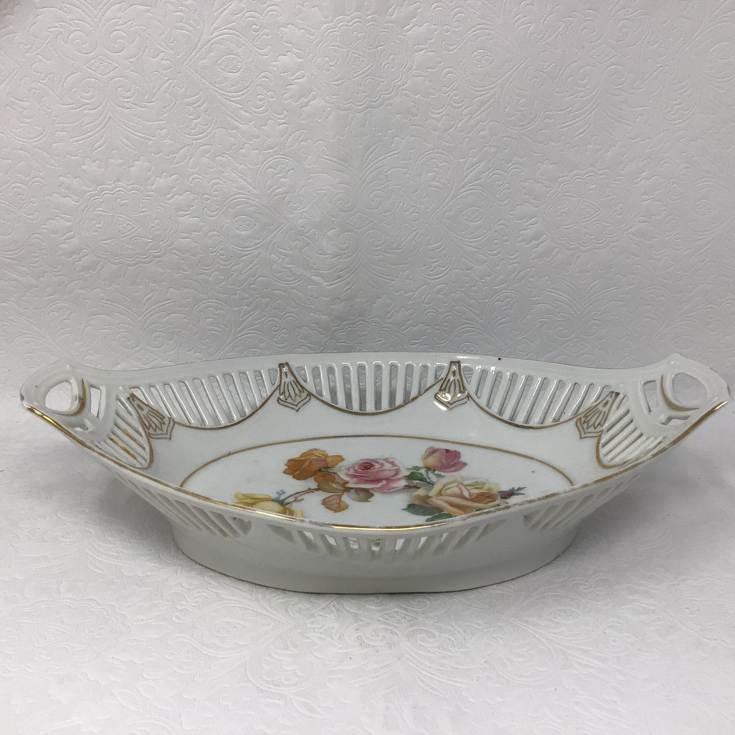 Germany Pierced Porcelain Decorative Dish