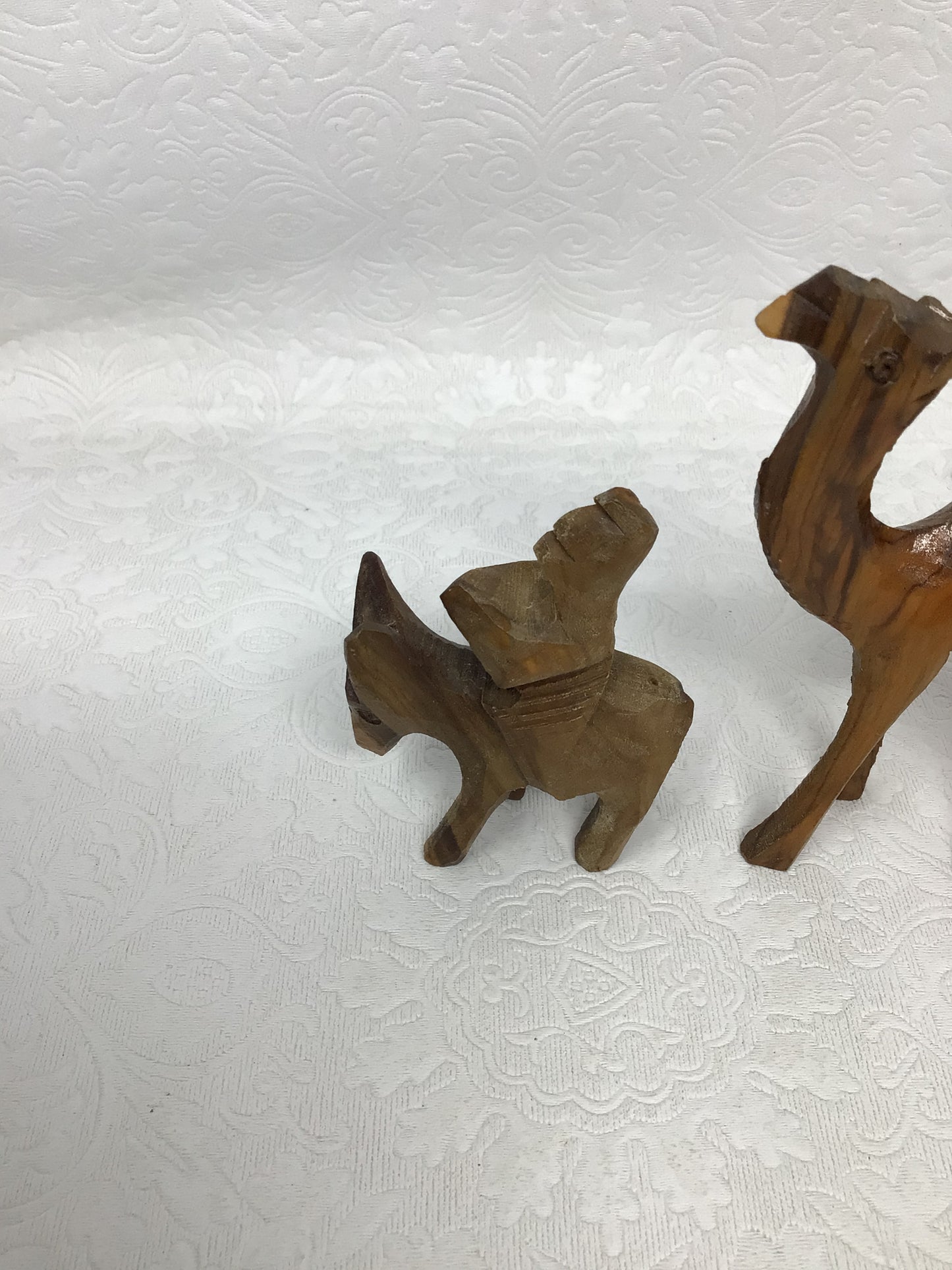 Set of Hand Carved Wooden Animals