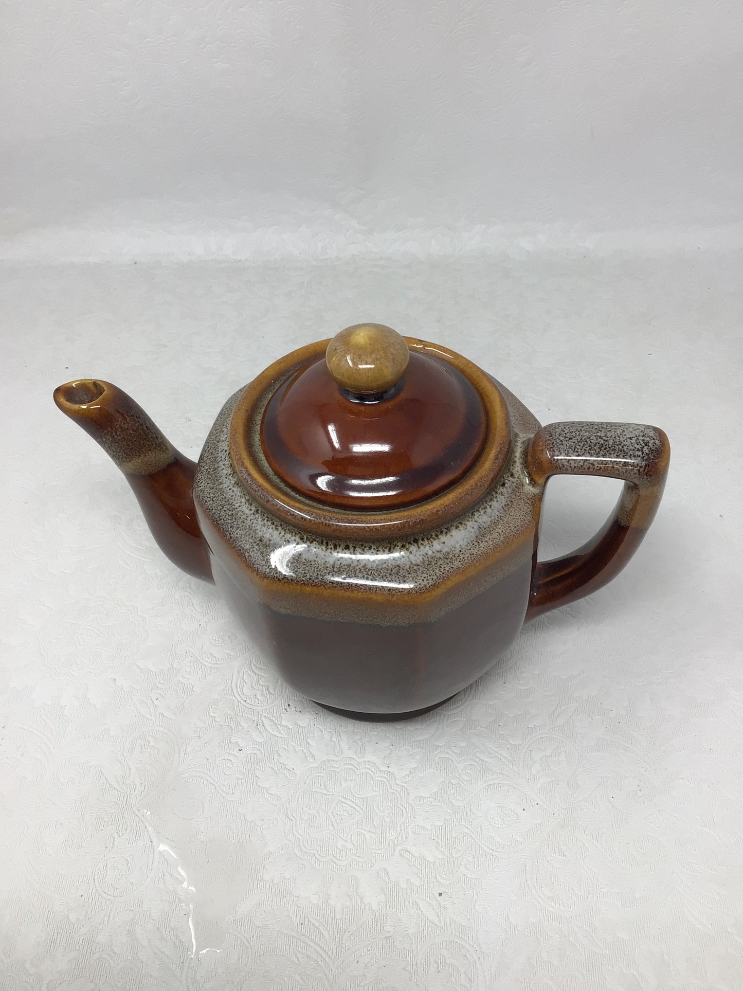 Brown Drip Glaze Teapot