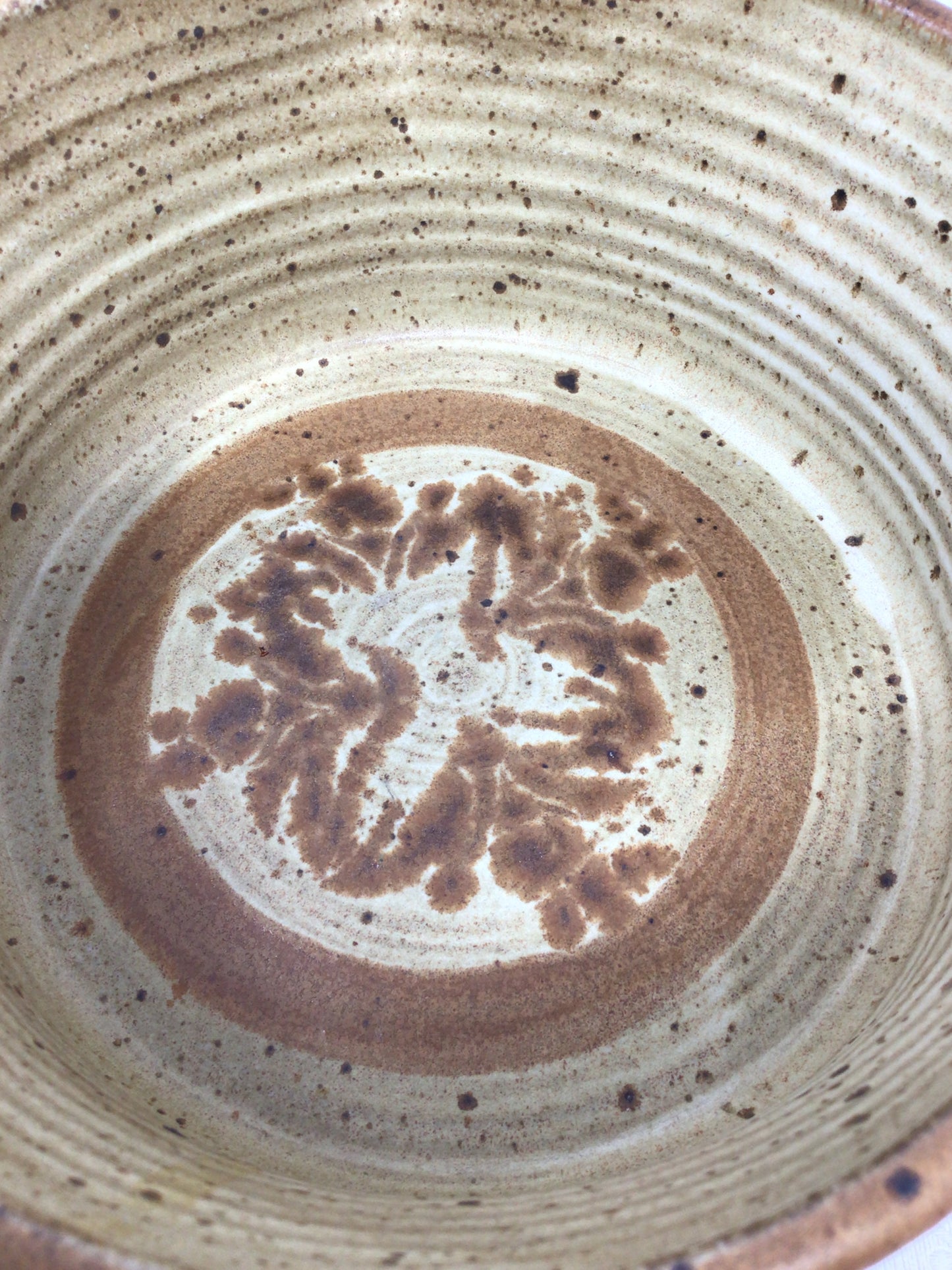 Handmade Ribbed Pottery Bowl