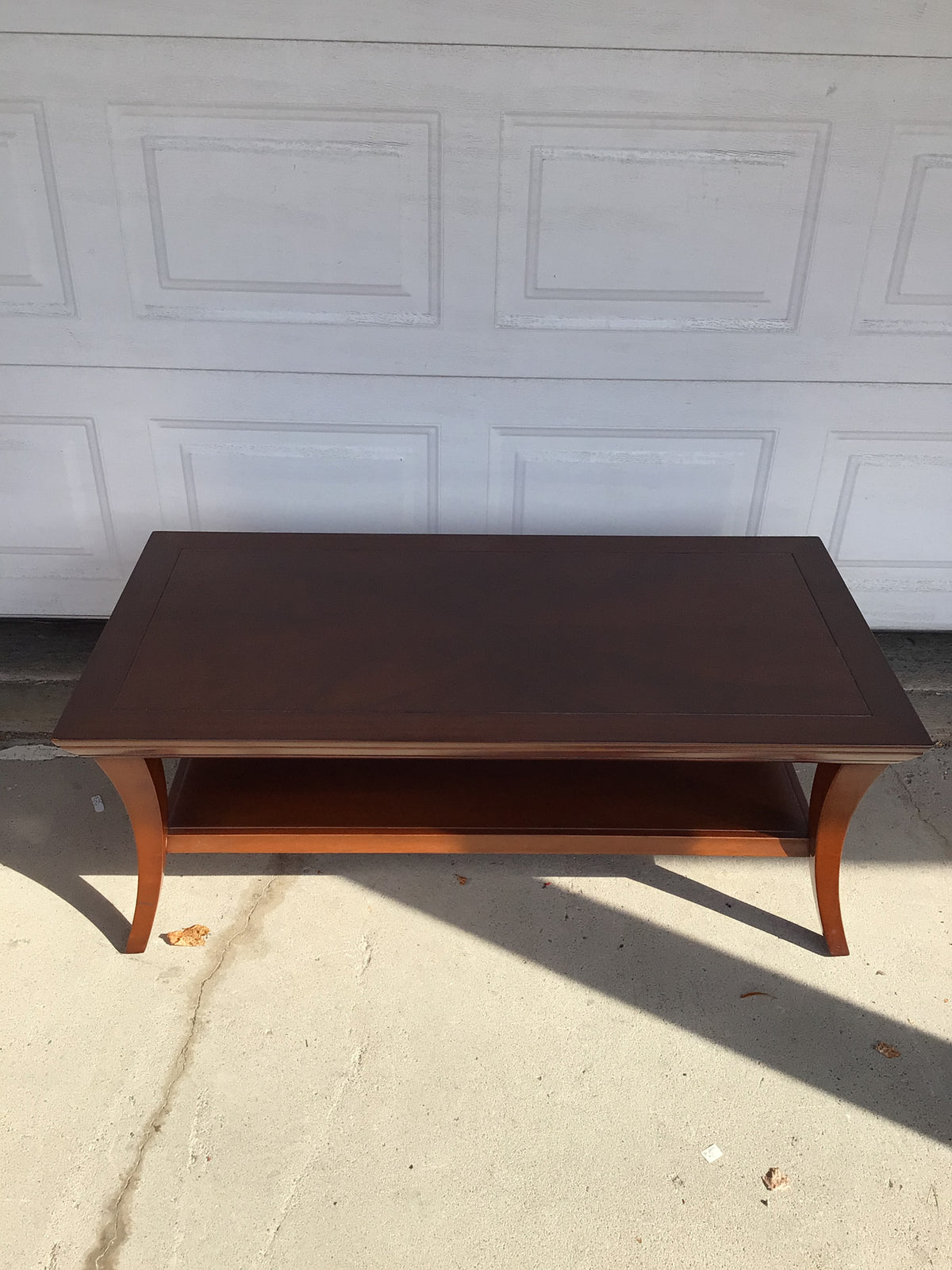 Dark Wood Coffee Table