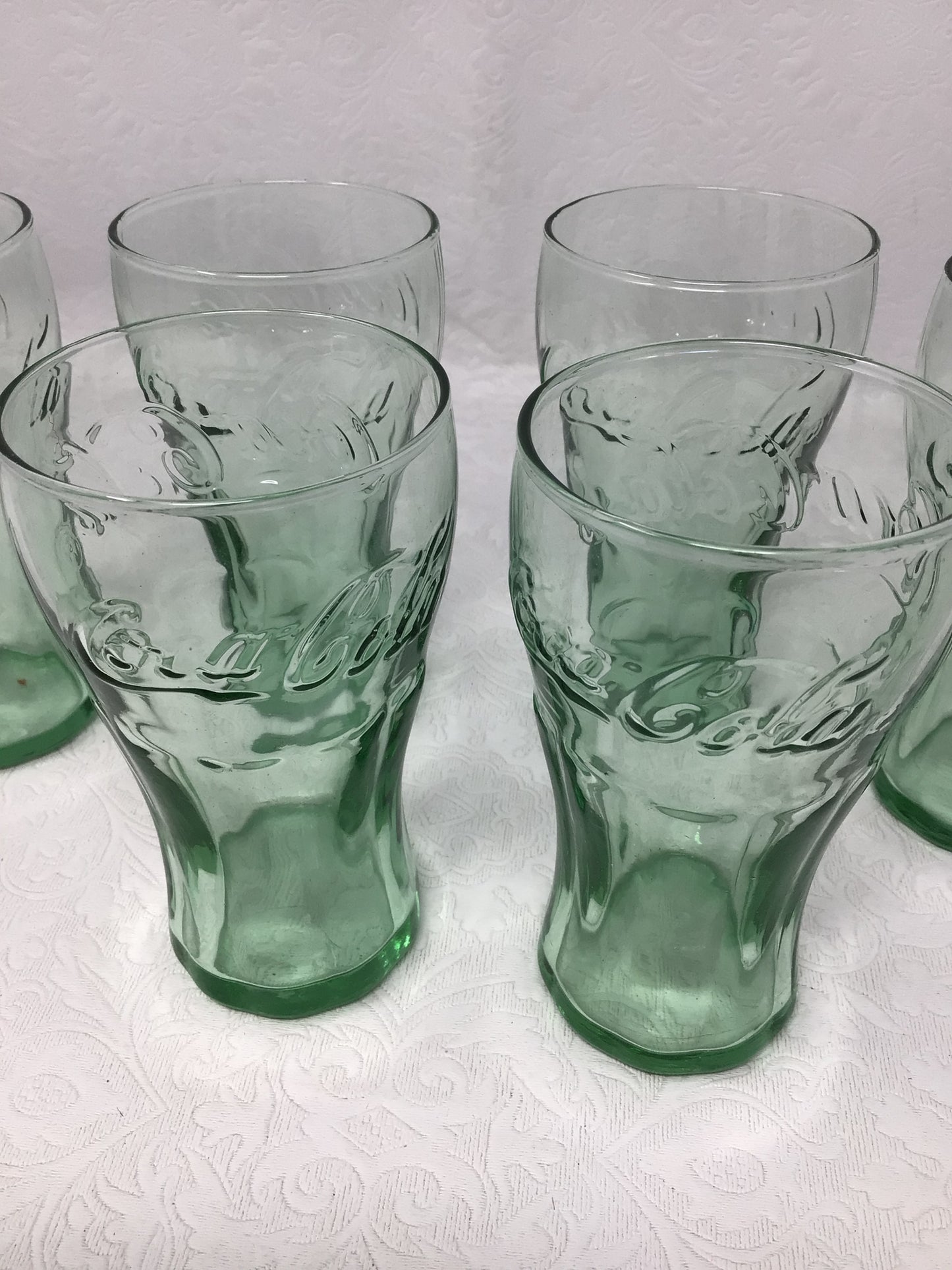 Set of 6 Libbey Mini Coca Cola Drinking Glasses