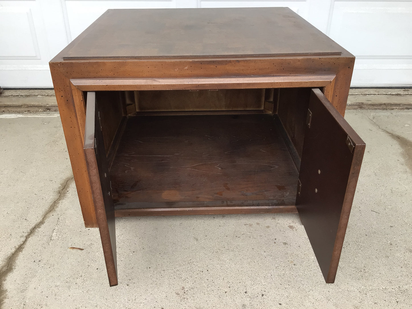 Wooden & Cork Side Table