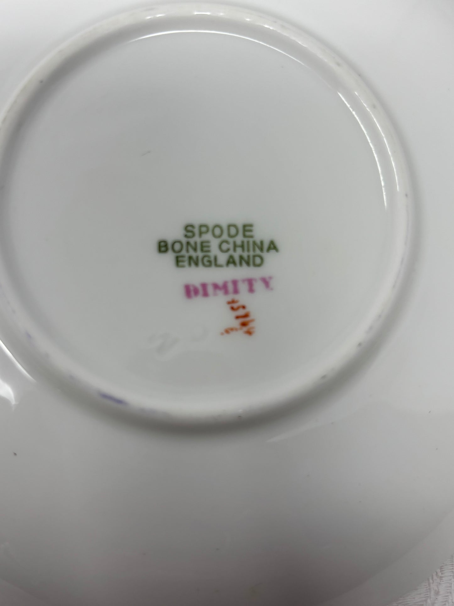 Spode Copeland England Bone China "Dimity" Tea Set
