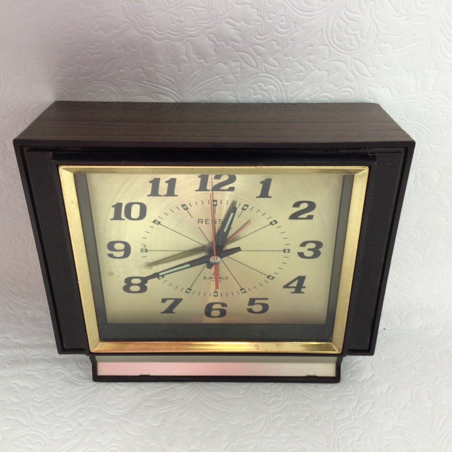 Vintage Rensie Wind Up Mantle Clock