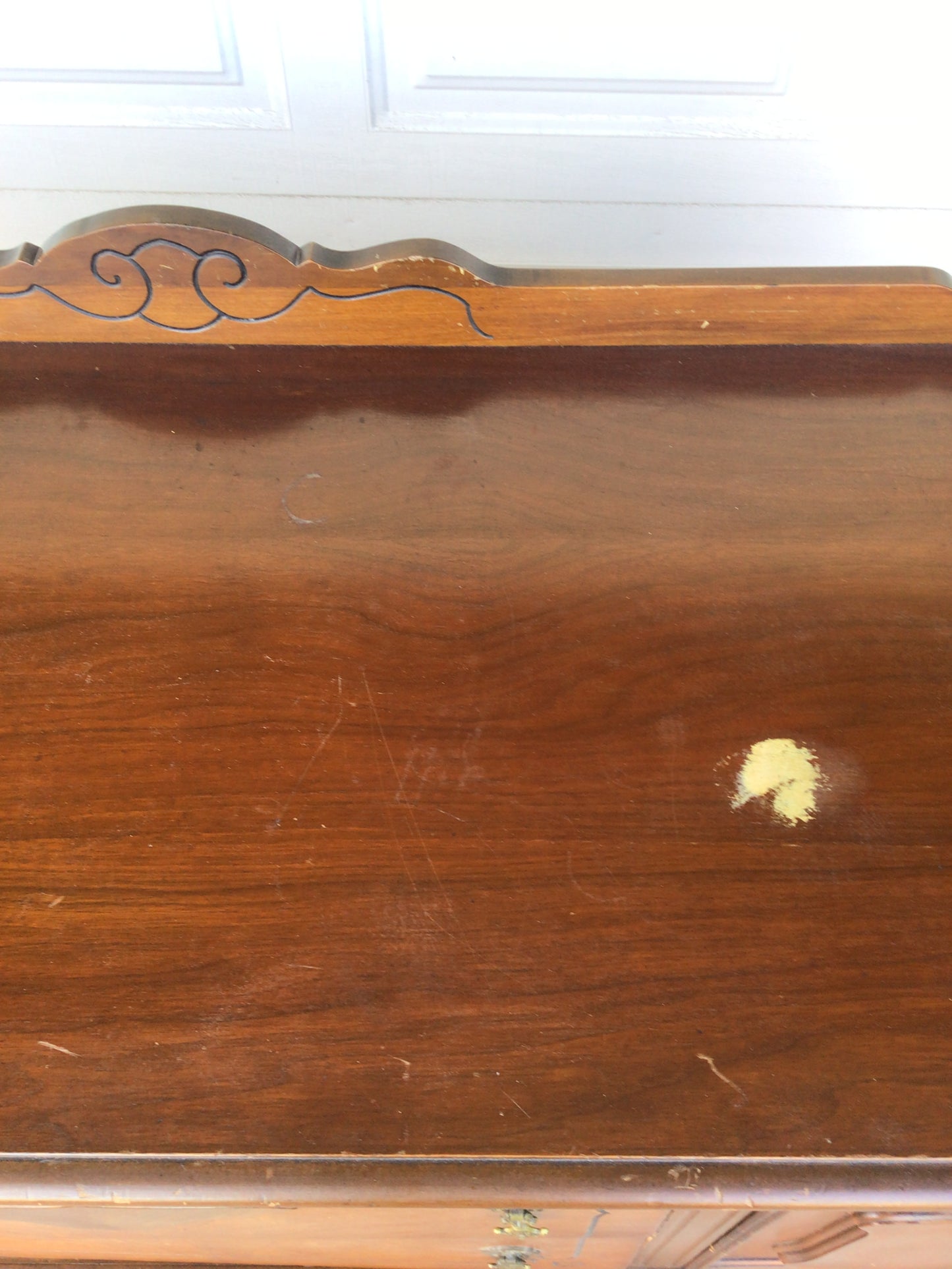 Antique Jacobean Revival Style Sideboard Buffet