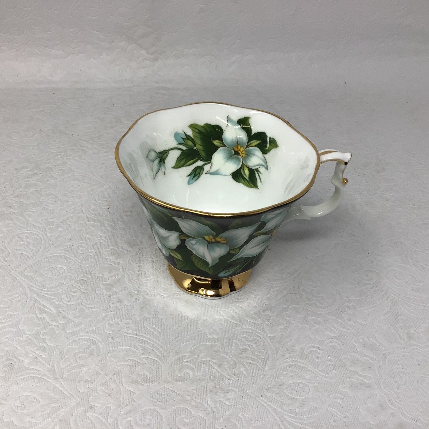 Blue Floral Royal Albert Teacup and Saucer