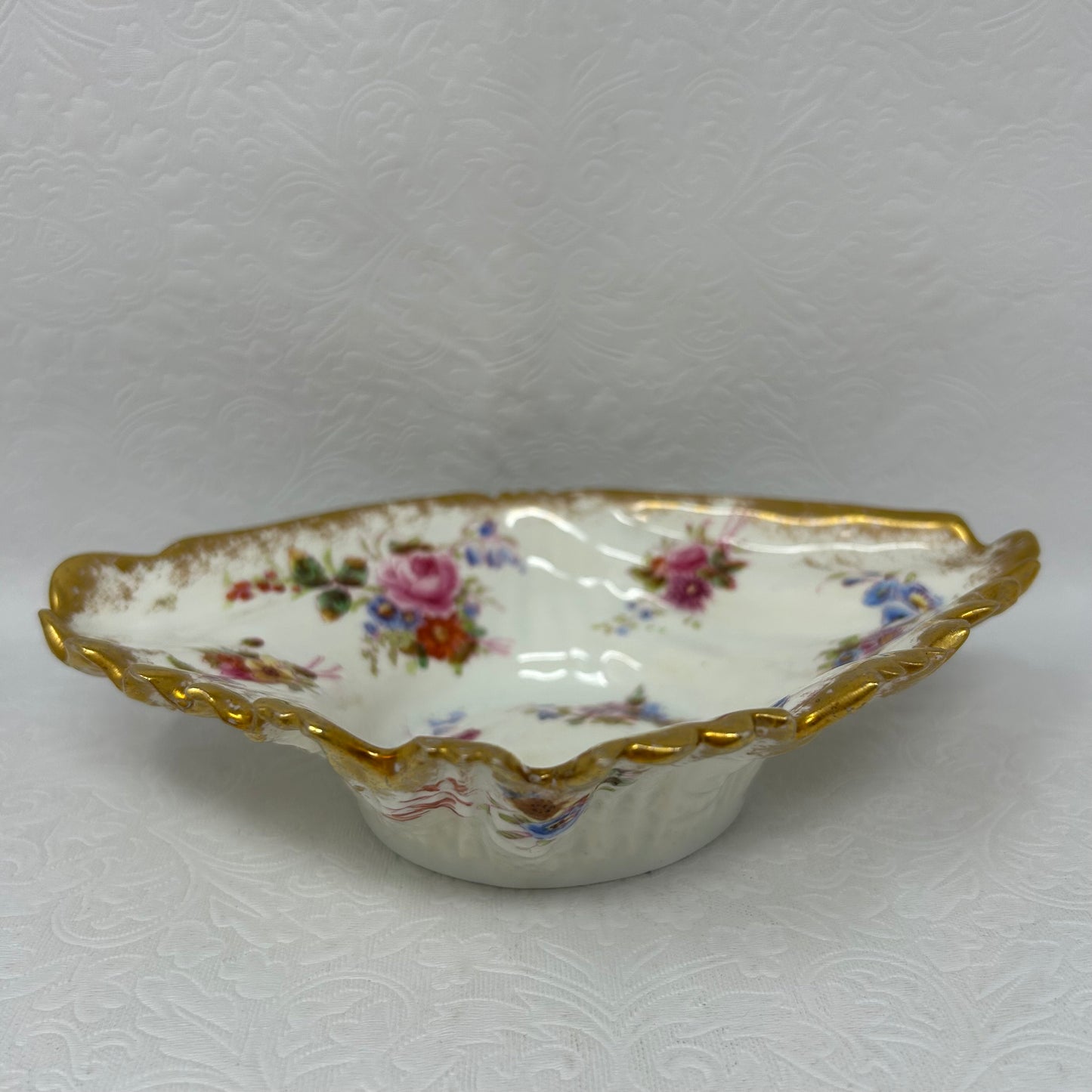 Floral Shell Trinket Dish