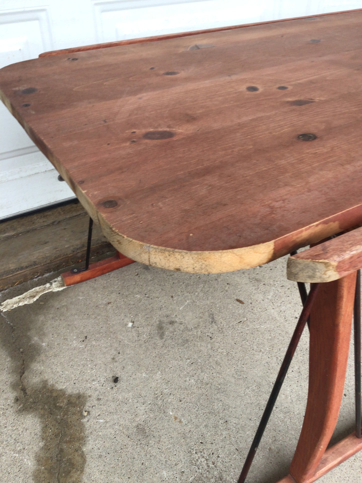Wooden Sleigh Coffee Table
