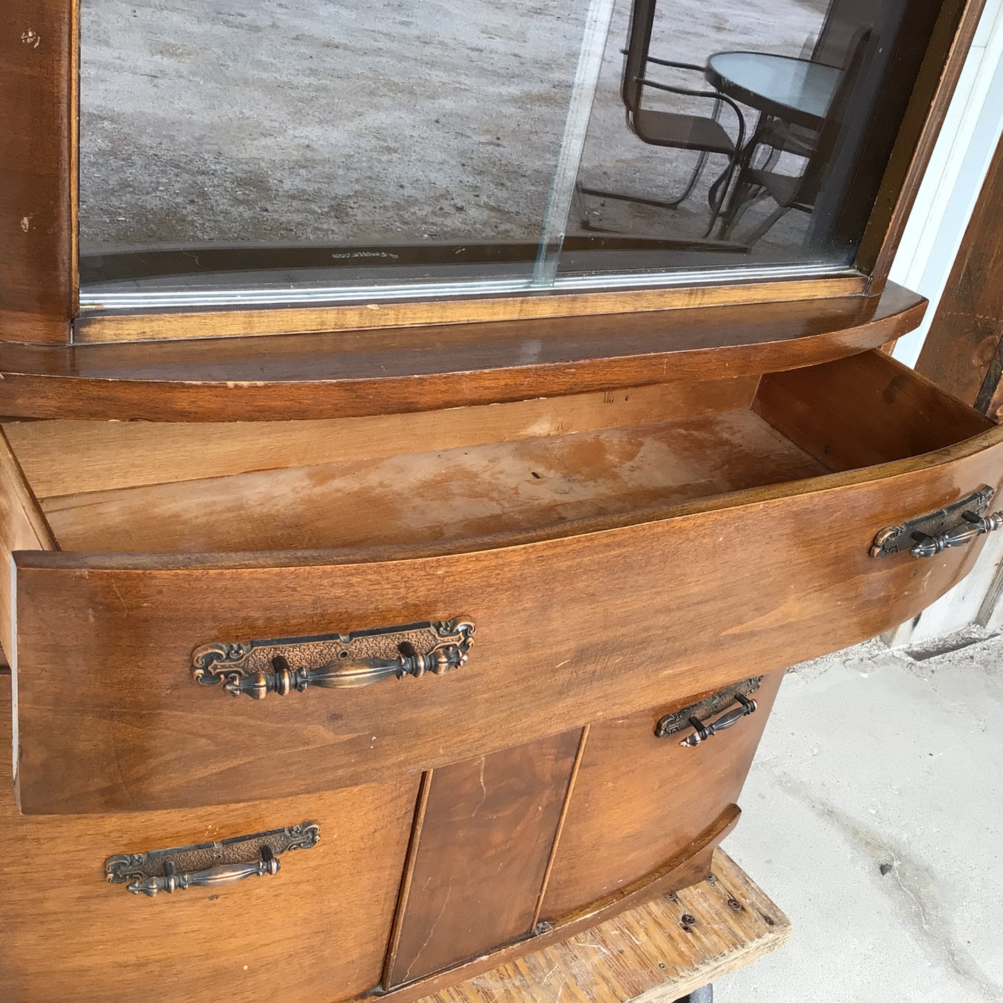 Vintage China Cabinet Hutch