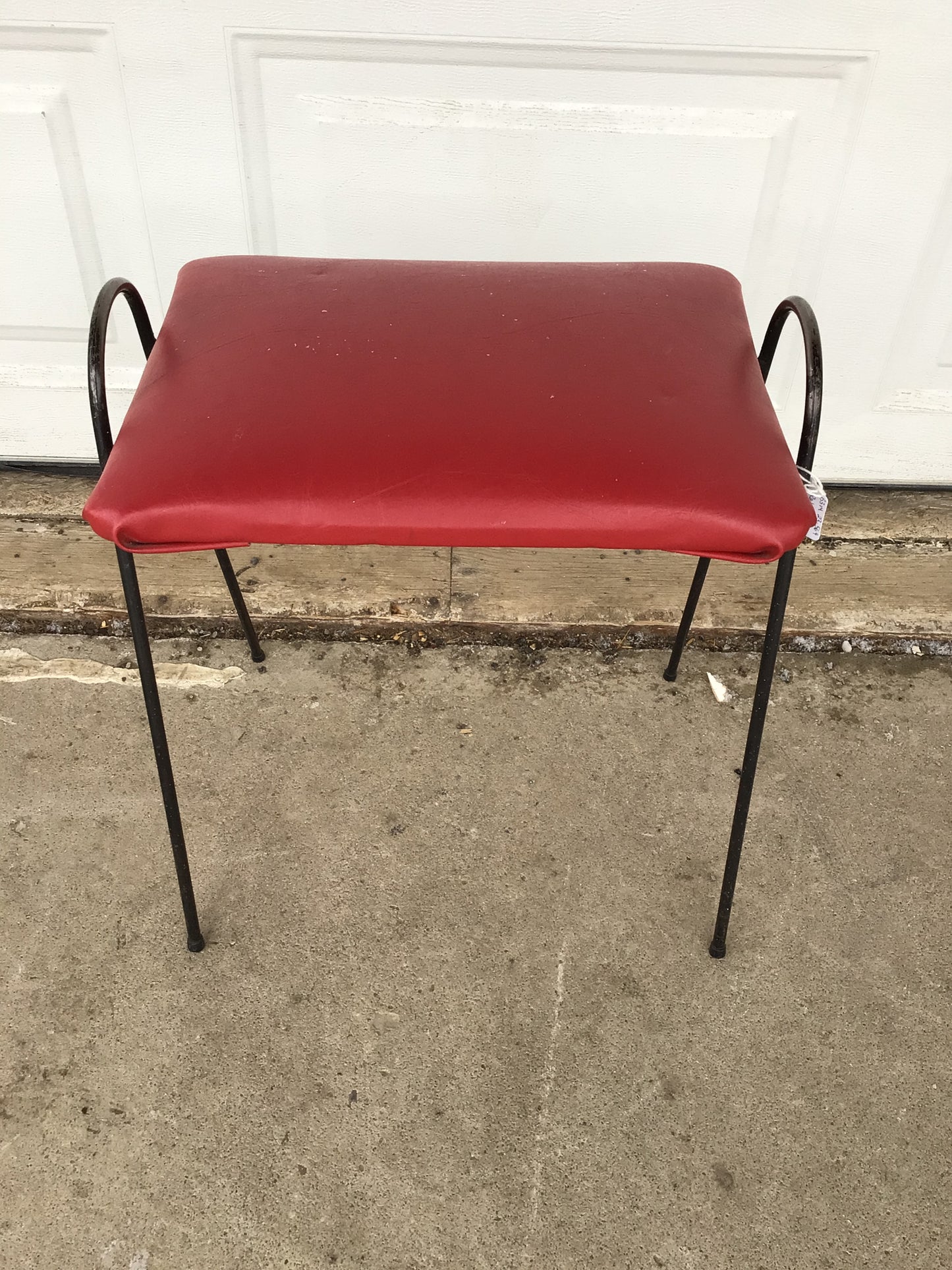Red Foot Stool