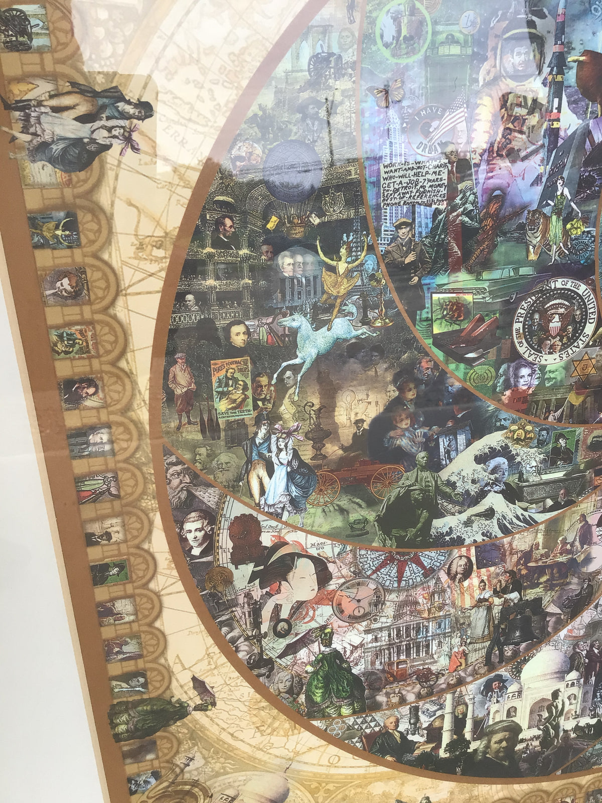 Framed Print of “The Millennium Time Tapestry”