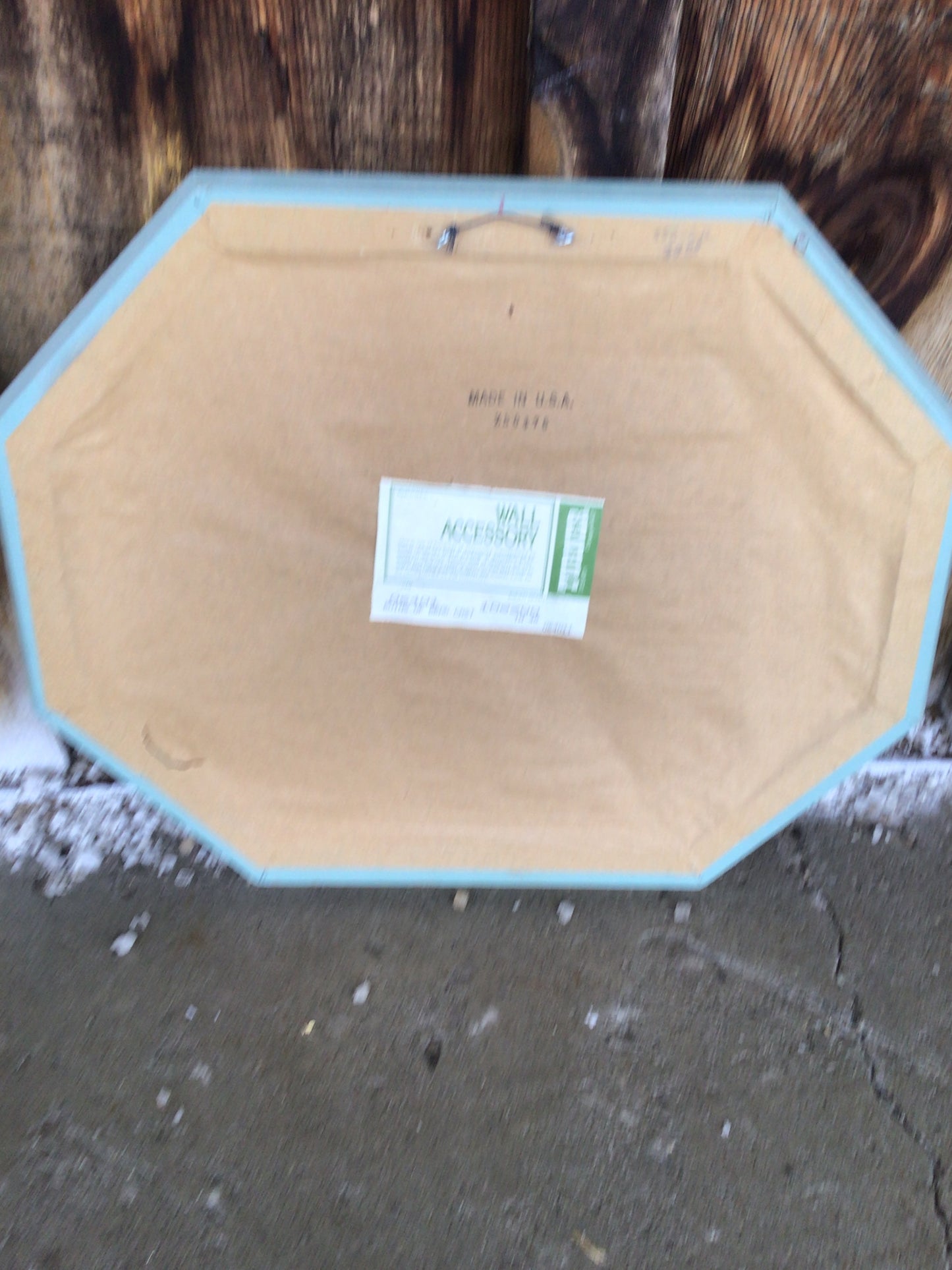 Set of 2 Vintage Prints in Octagonal Frames