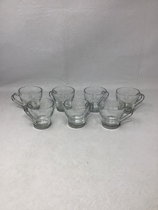 Clear Glass Espresso Mug Set