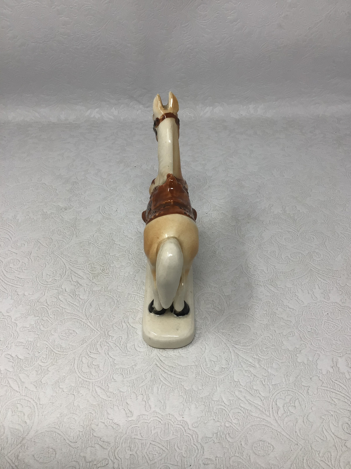 Vintage 1950s Porcelain Horse Figurine