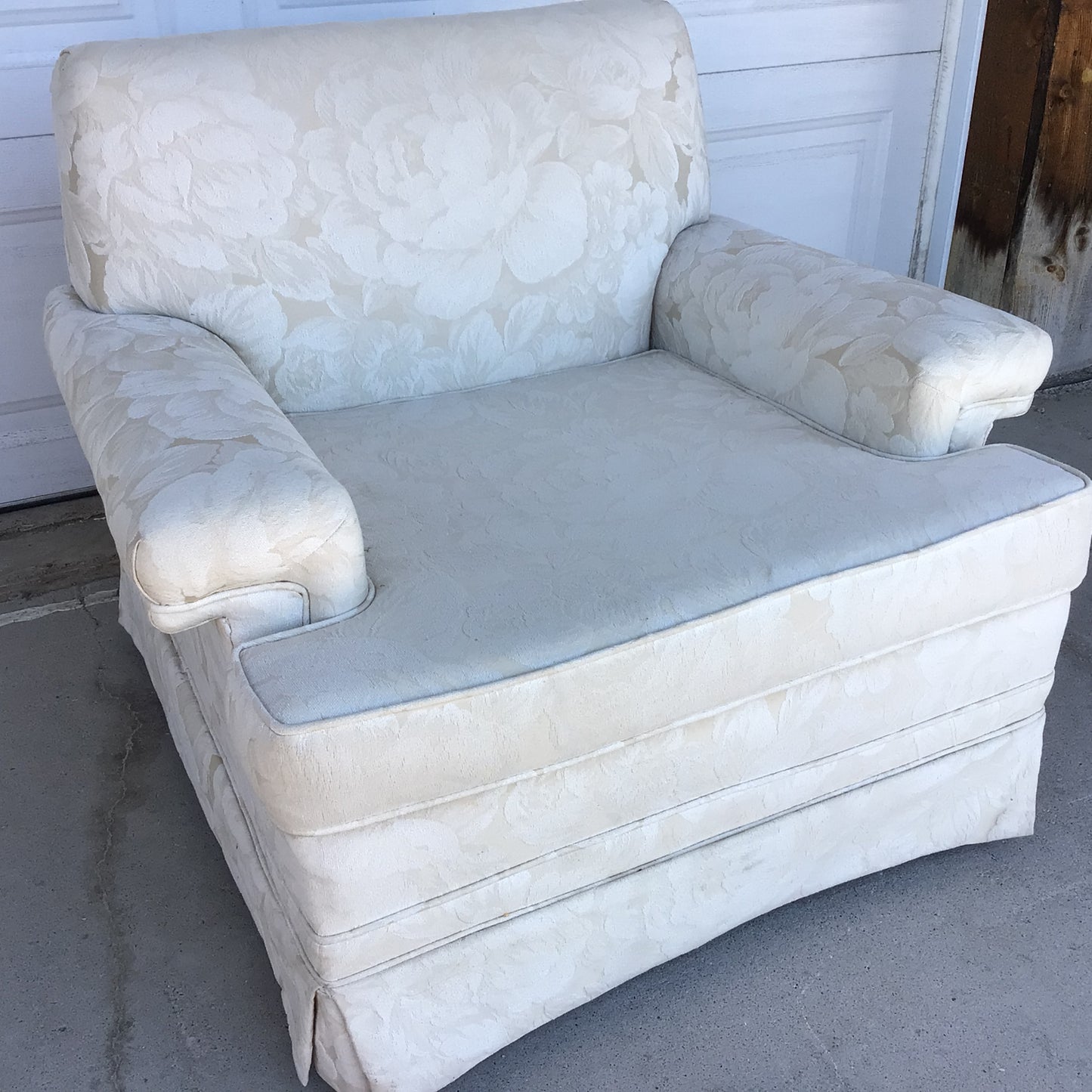 Large Cream Coloured Chair