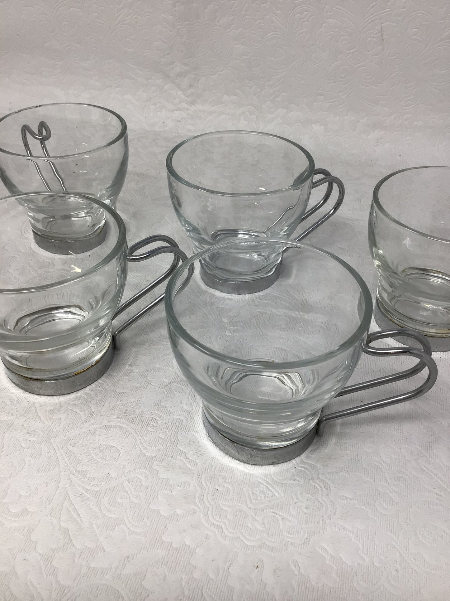 Clear Glass Espresso Mug Set