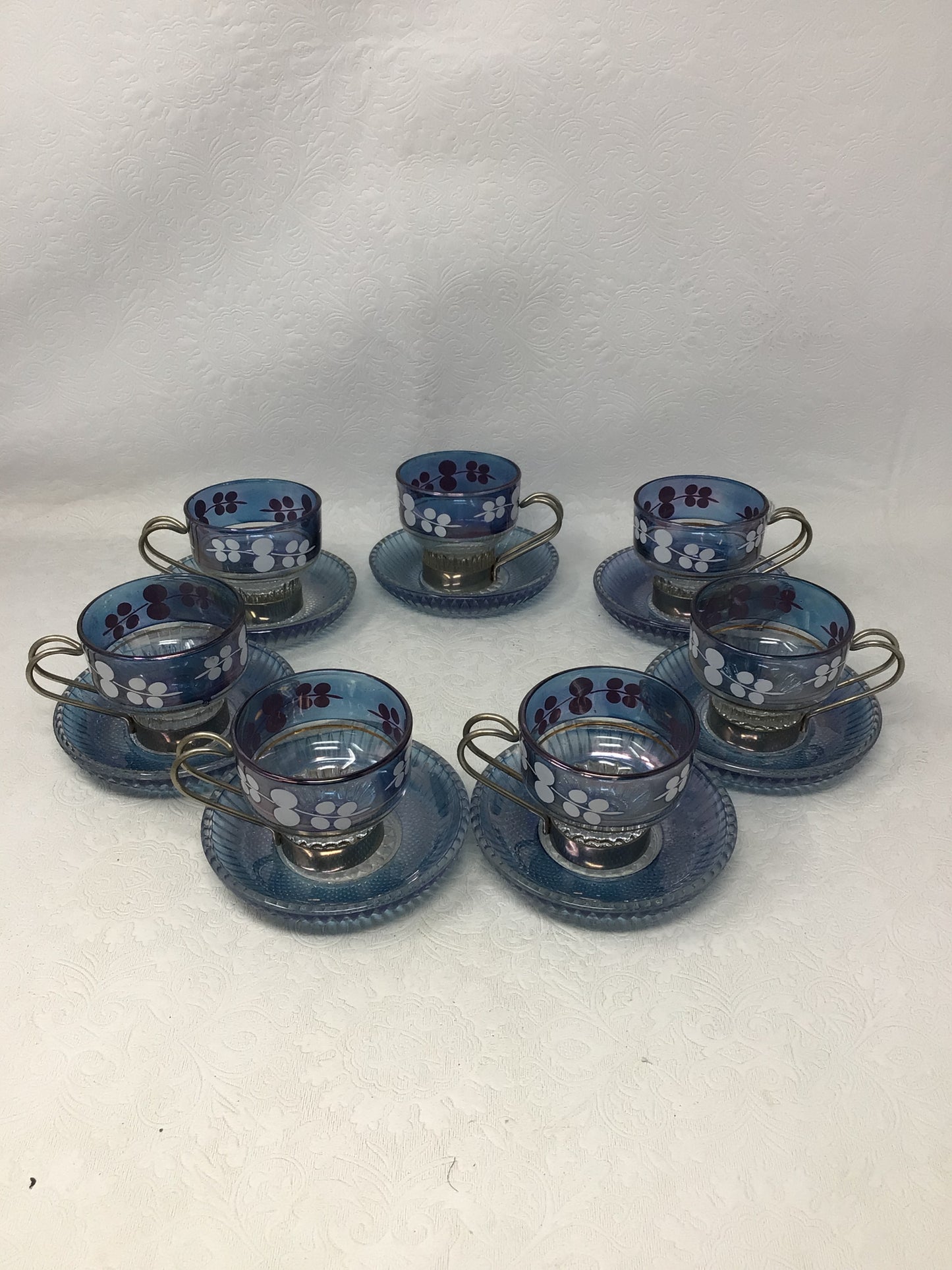 Indiana Glass Tea Cup and Saucer Set