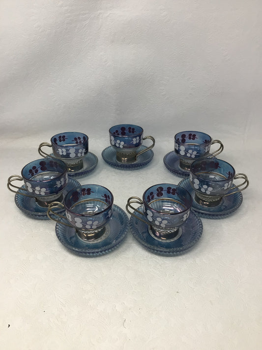 Indiana Glass Tea Cup and Saucer Set