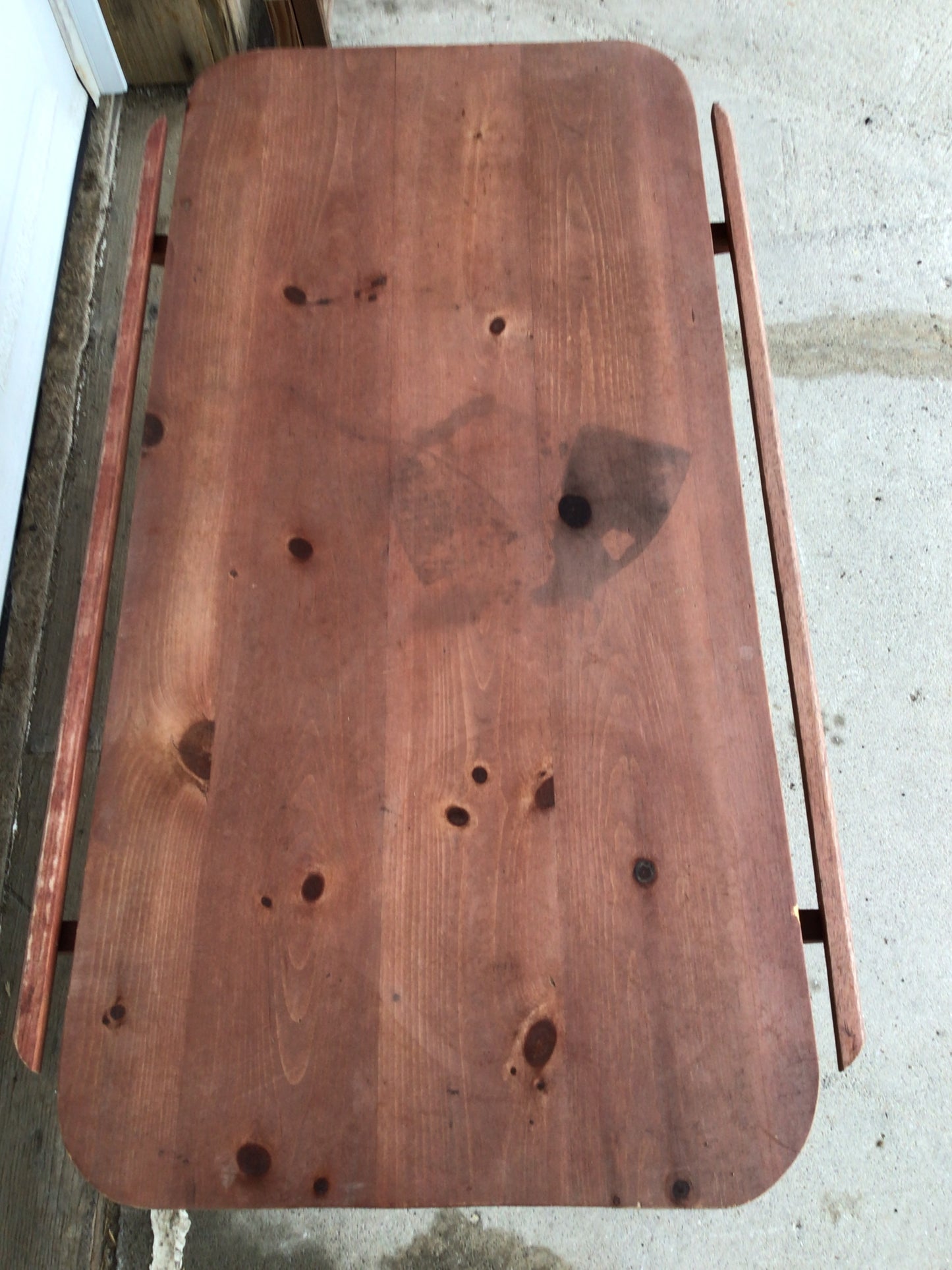 Wooden Sleigh Coffee Table