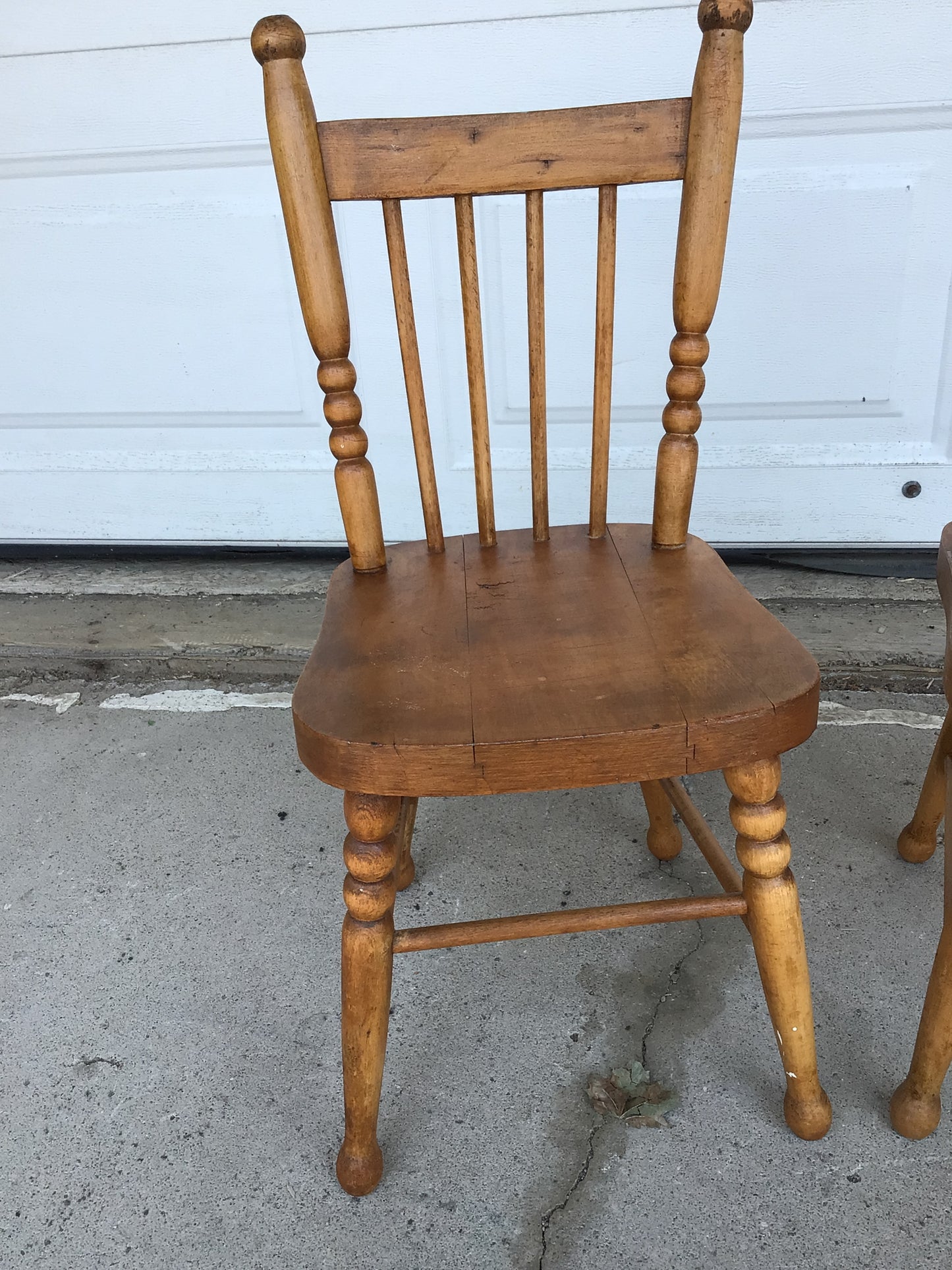 Set of 2 Solid Wood Children’s Chairs