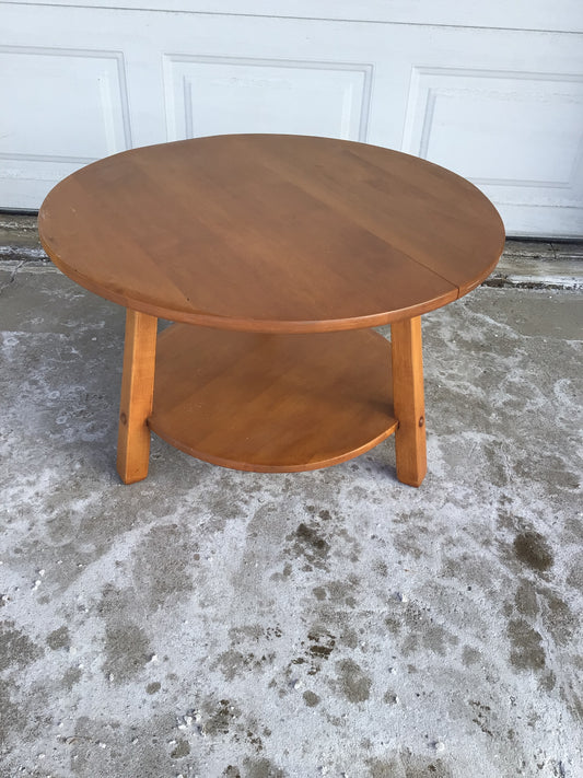 Mid-Century Modern Round Coffee Table