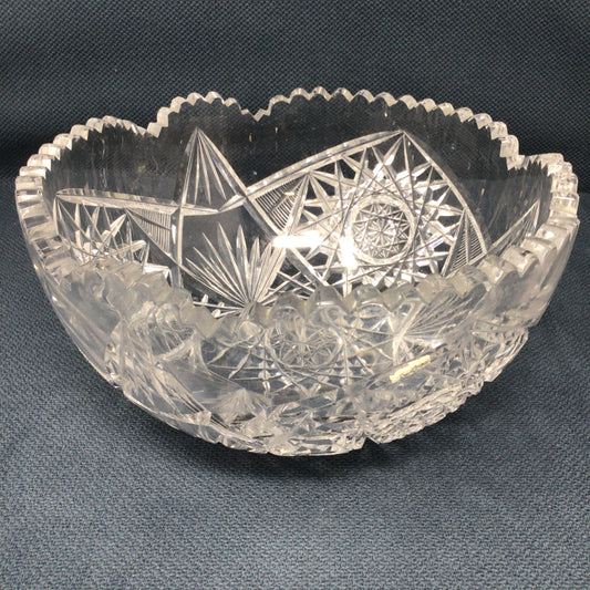 Vintage Cut Glass Bowl