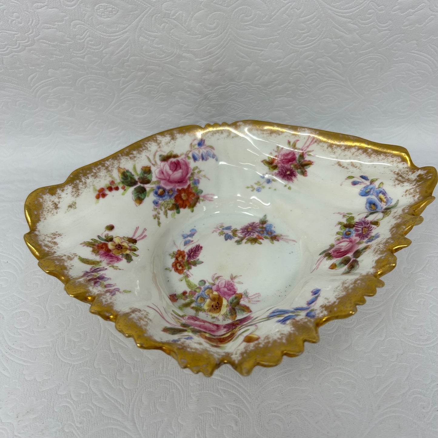 Floral Shell Trinket Dish