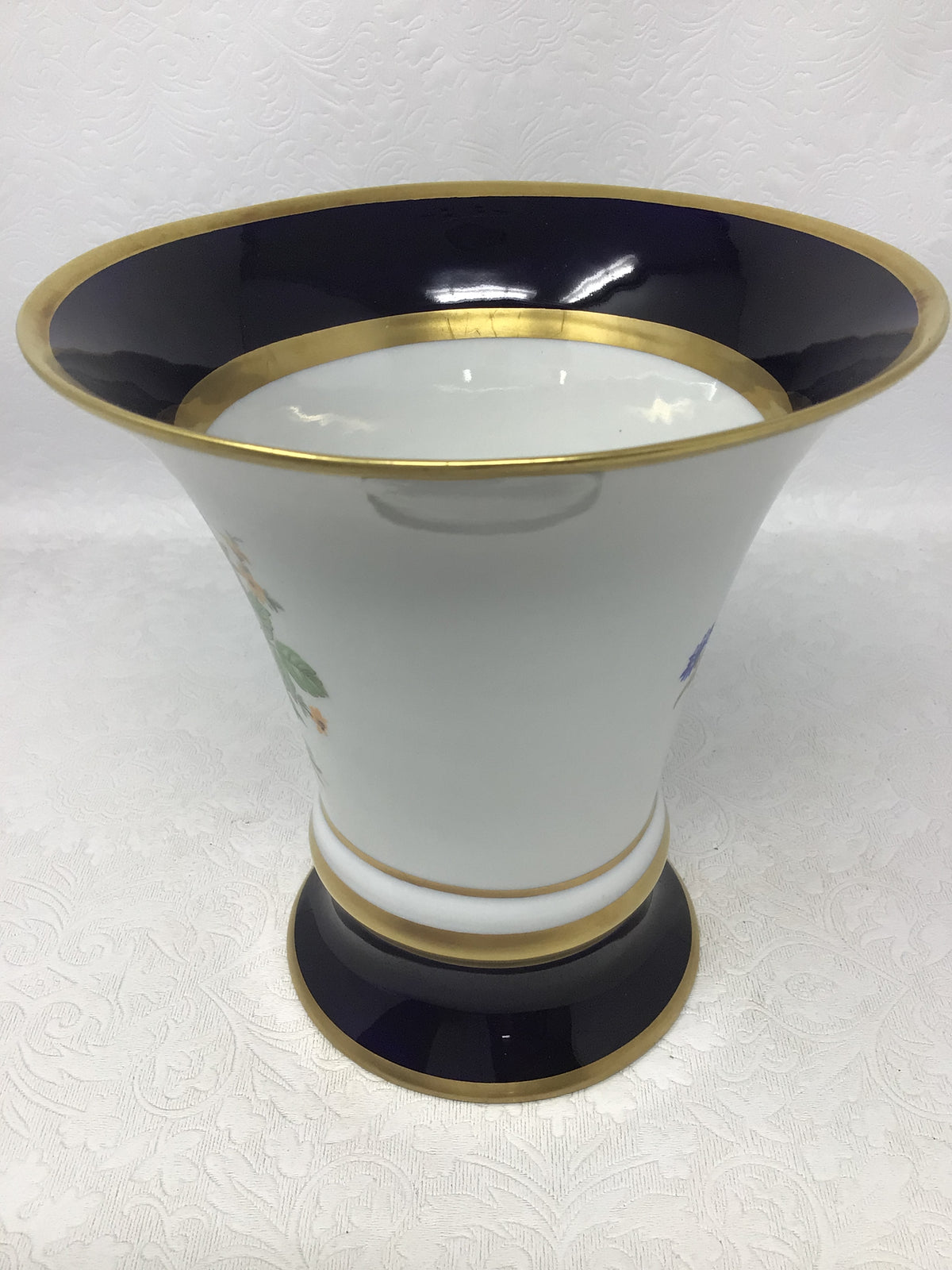 Royal Dux Trumpet Vase