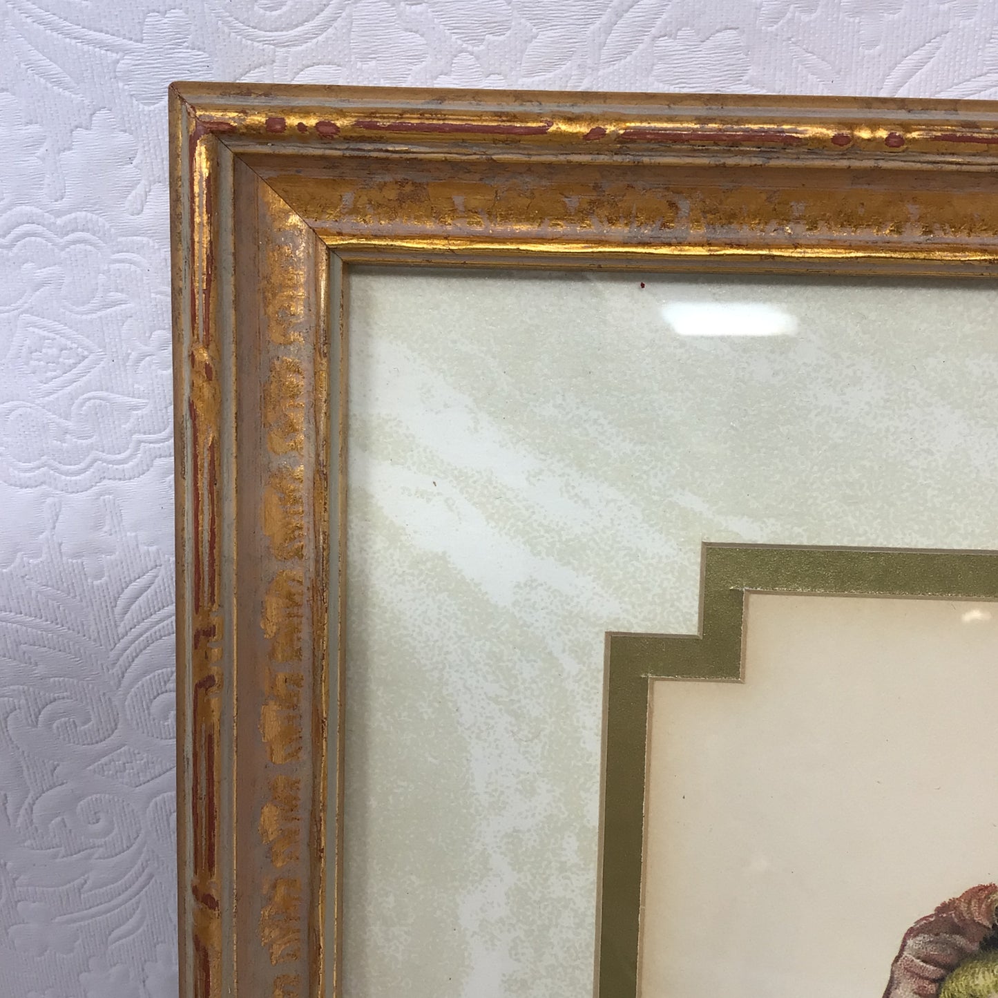 Vintage Framed Print “Girl with Hoop”