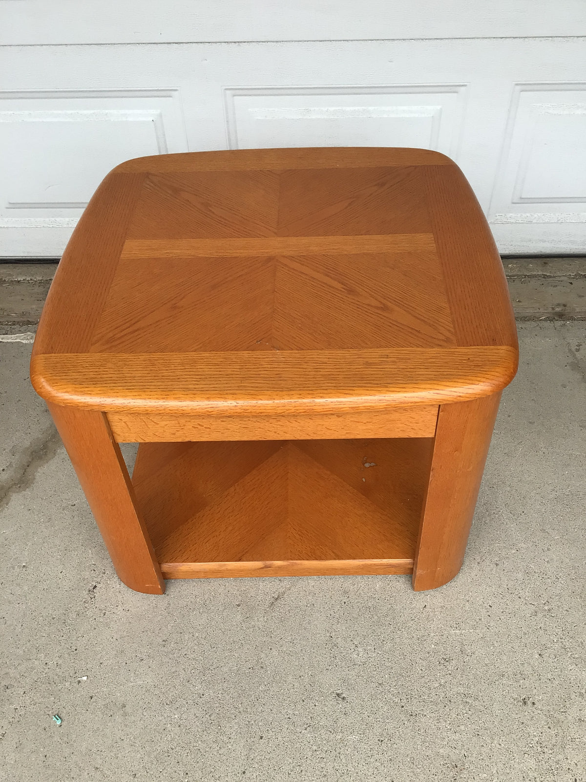 Wooden Square End Table