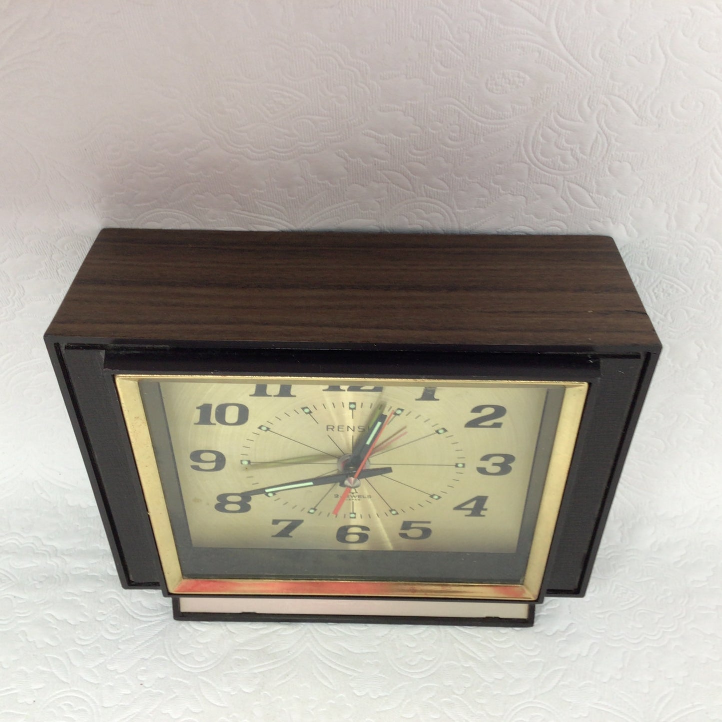 Vintage Rensie Wind Up Mantle Clock