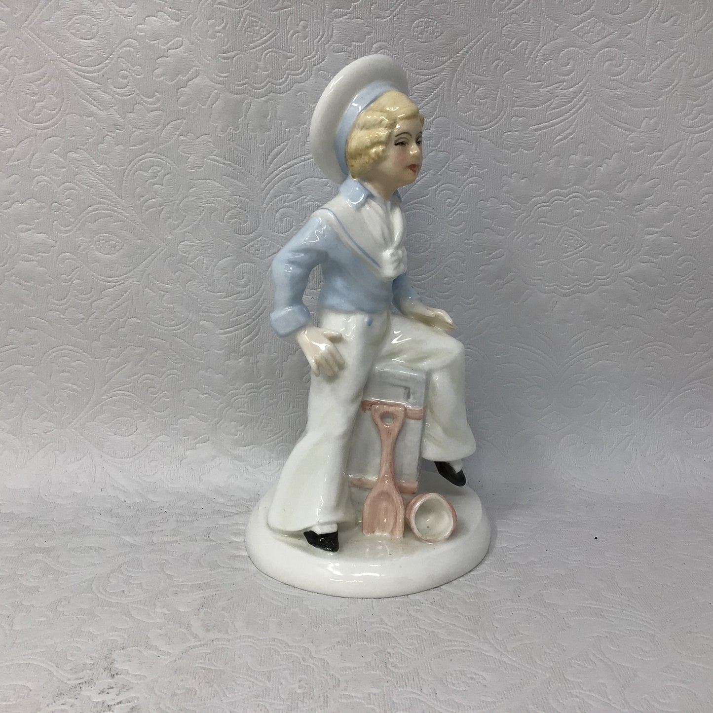 Vintage Signed Royal Staffordshire Thursday Travelling Figurine