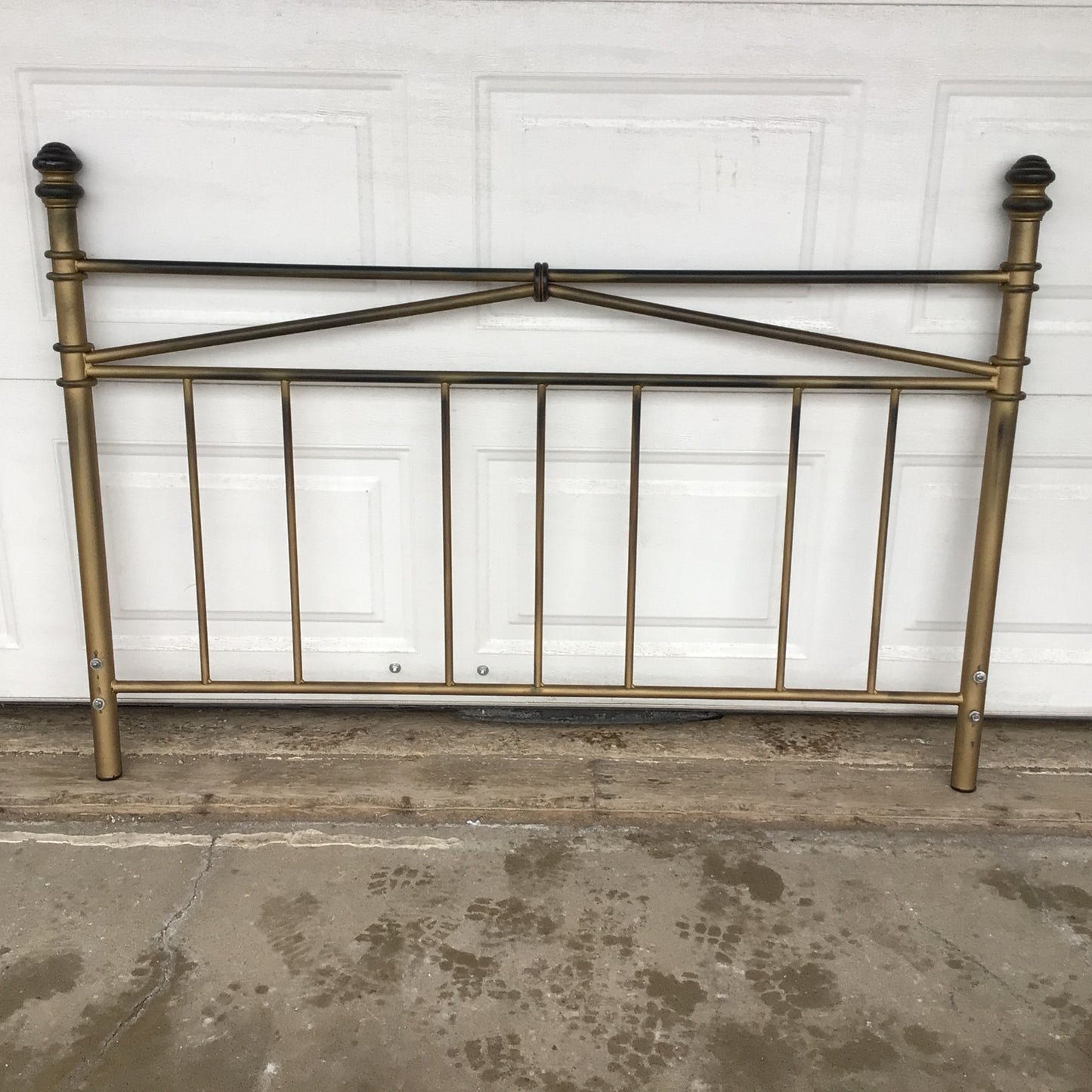 Double Metal Headboard and Footboard