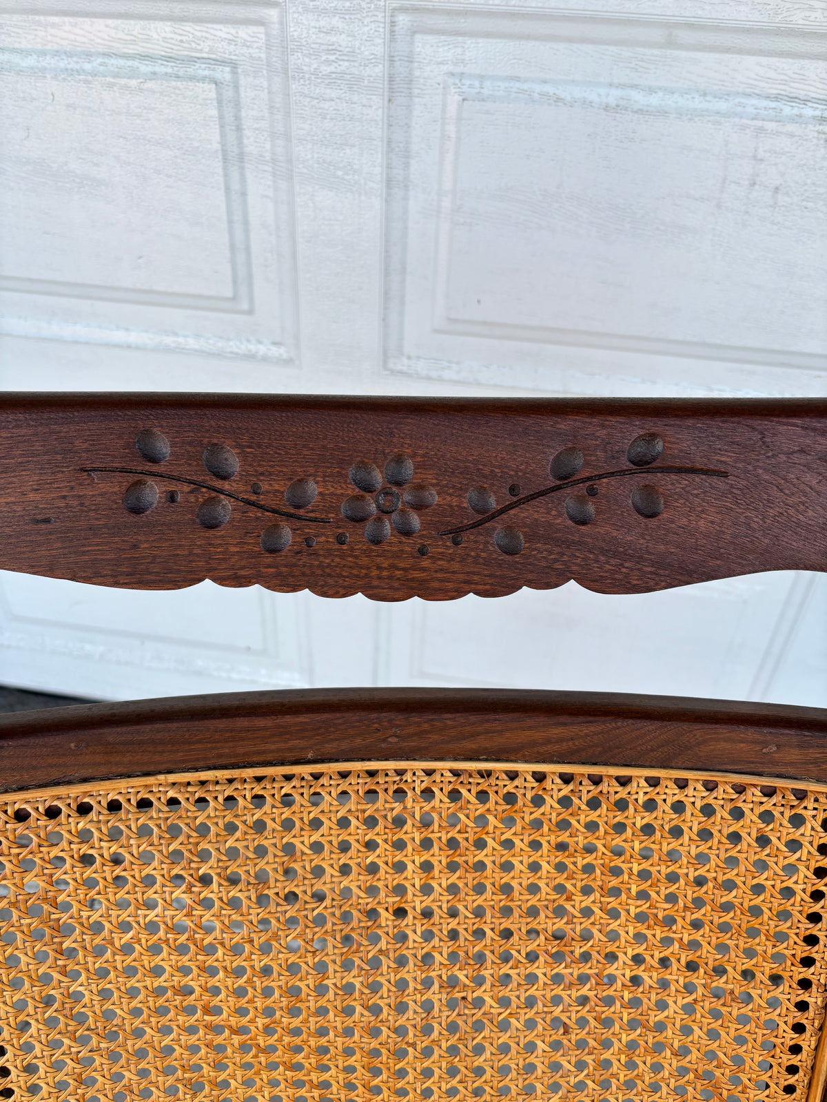Antique Cane Seat Rocking Chair