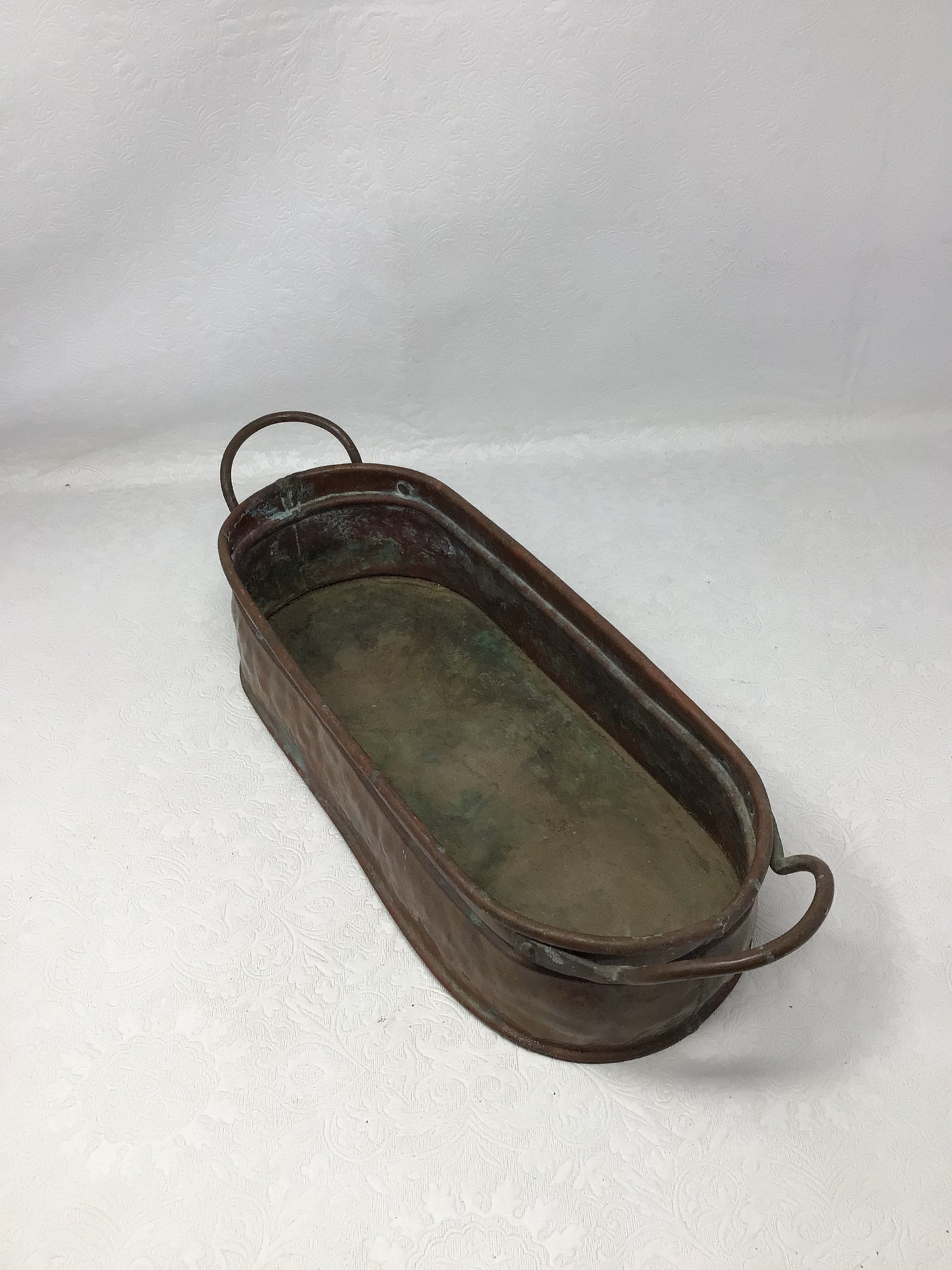 Vintage Copper Cache Pot
