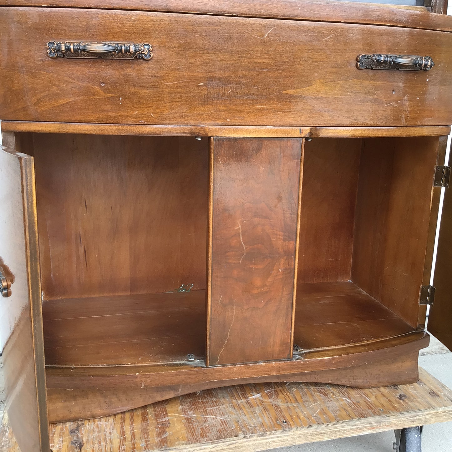 Vintage China Cabinet Hutch