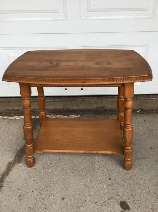 Wood End Table