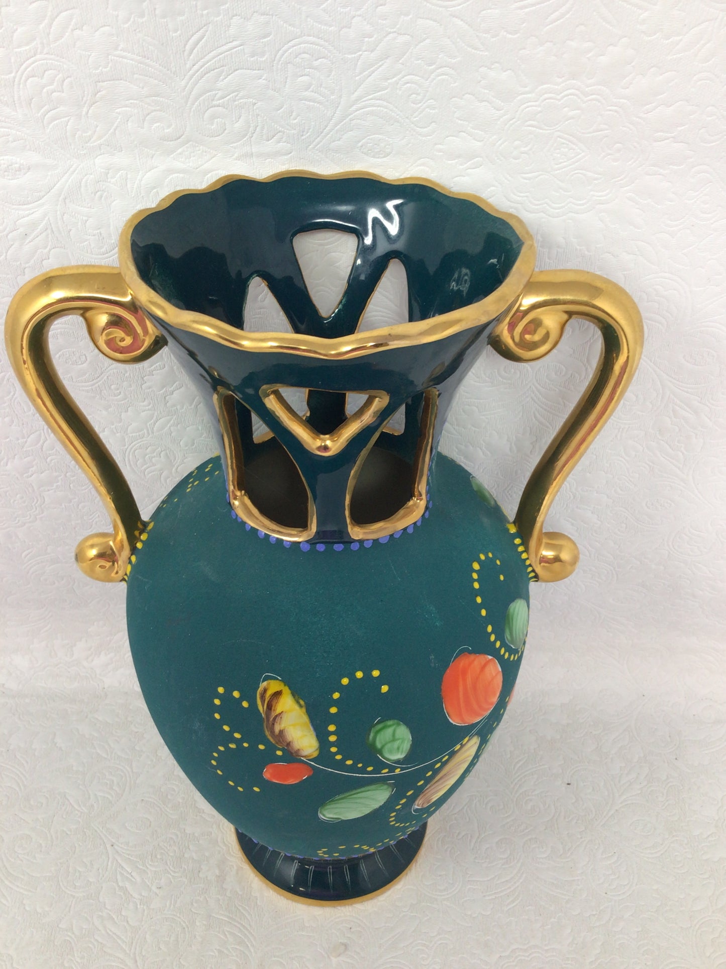 Vintage Hubert Bequet Quaregnon Vase