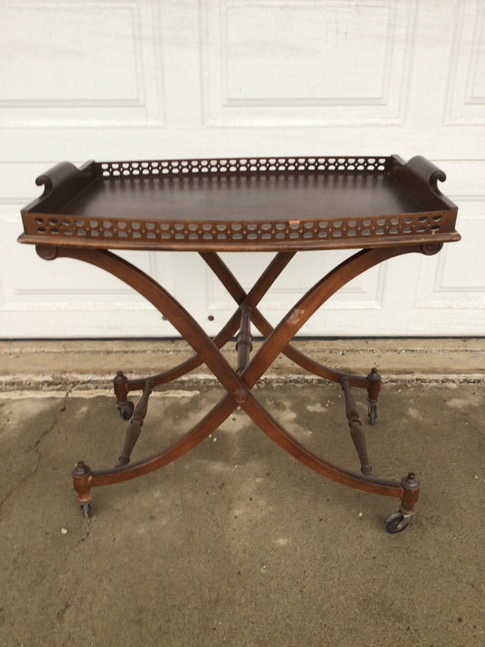 Vintage Folding Butlers Tray Table